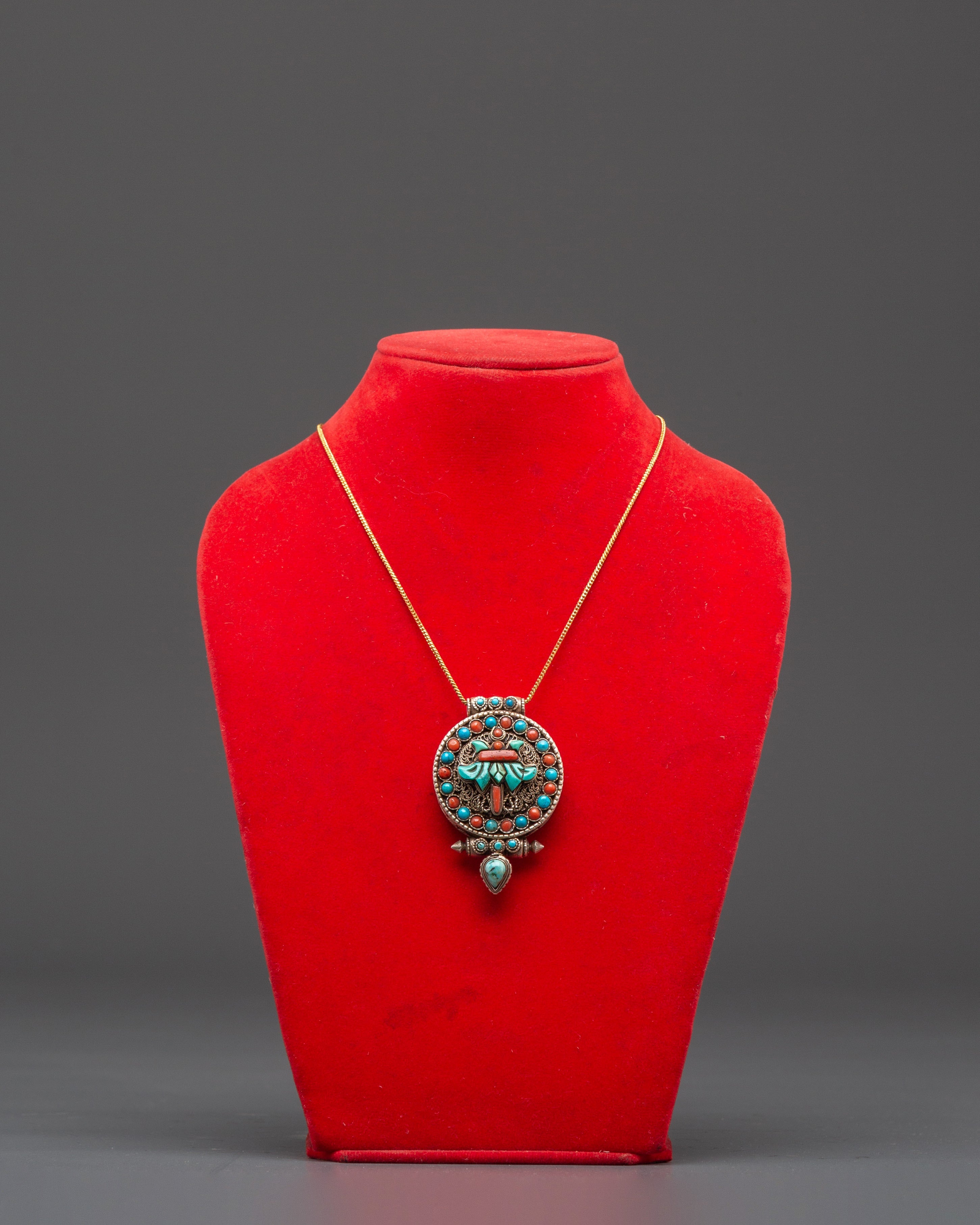 Buddhist Ghau Box Amulet