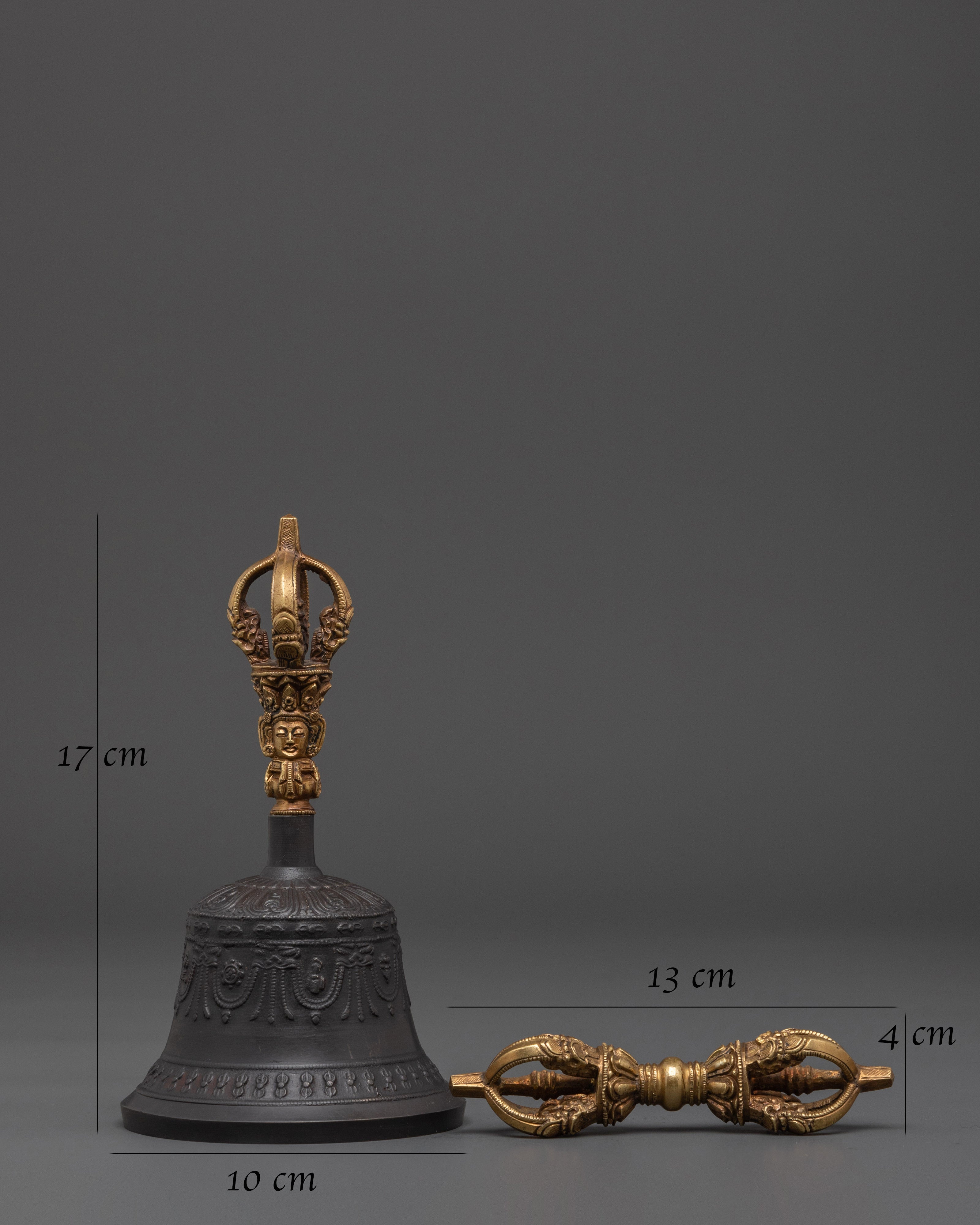 Bell and Vajra Ritual Instruments | Bell with Vajra for Meditation