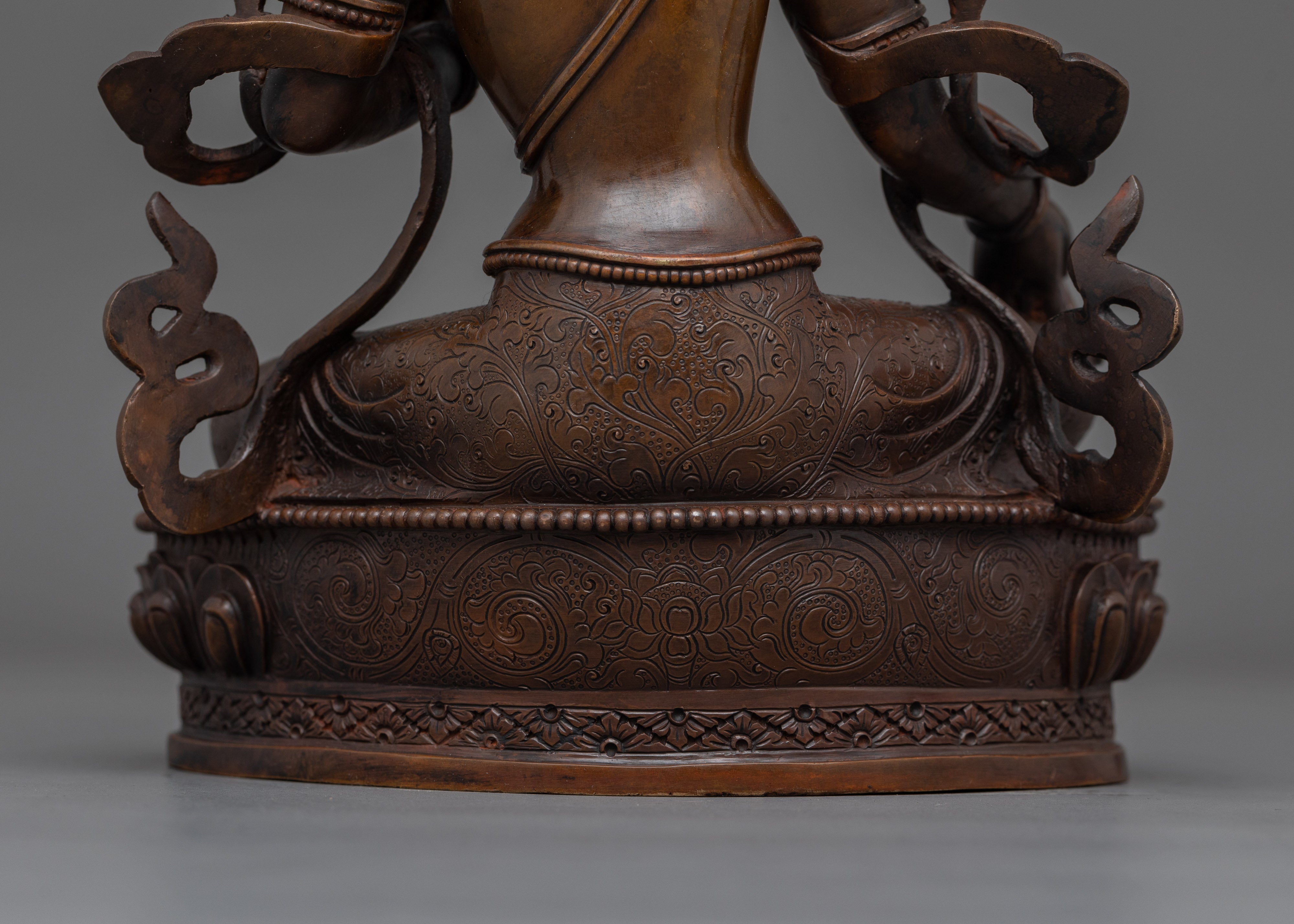 Green Tara Buddhist Saviouress Sculpture | Symbol of Compassion and Enlightenment