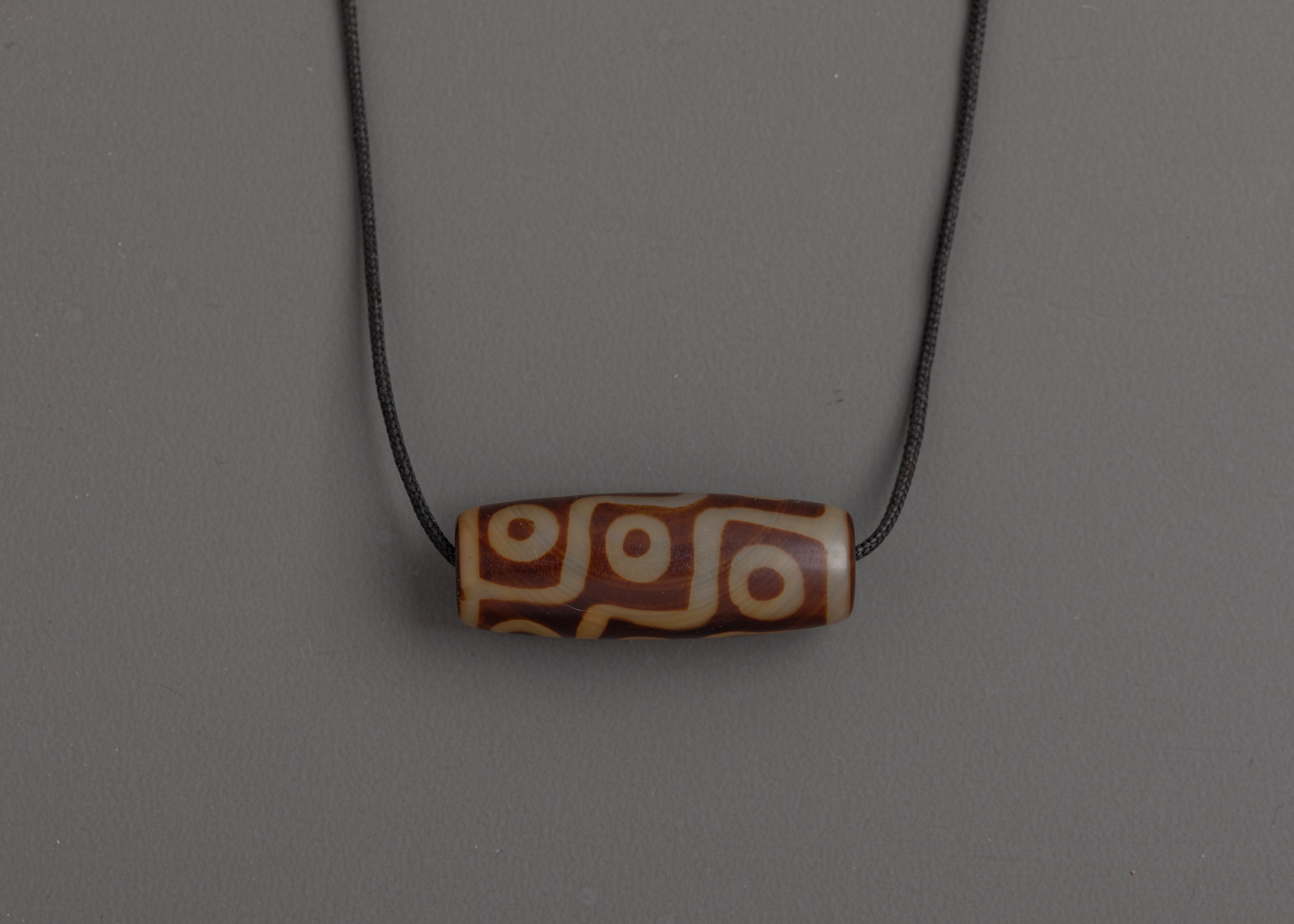 9 Eyed Dzi Tibetan Locket Necklace | Spiritual Healing Pendant