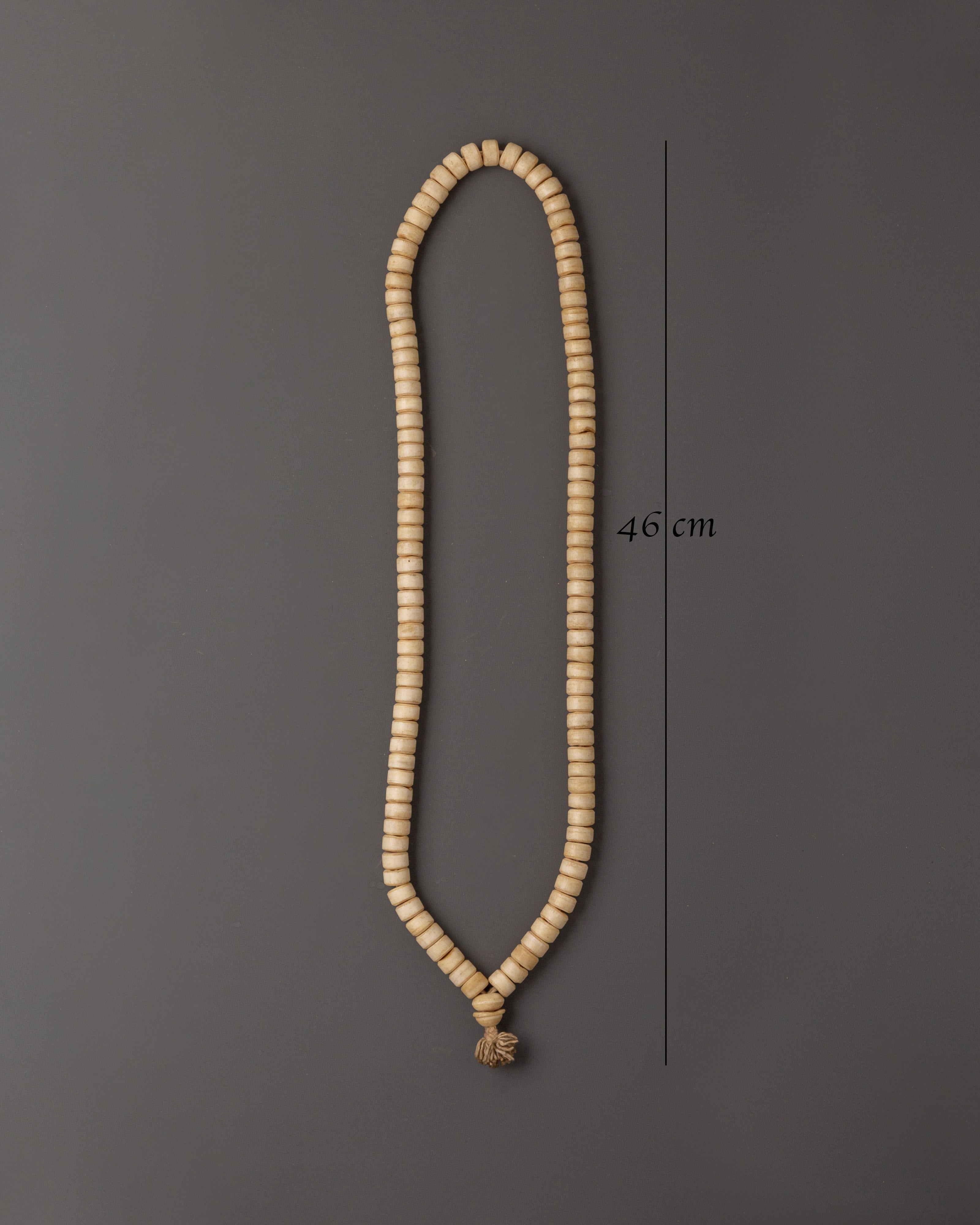 Sacred Japa Mala | Handcrafted Yak Bone Meditation Beads