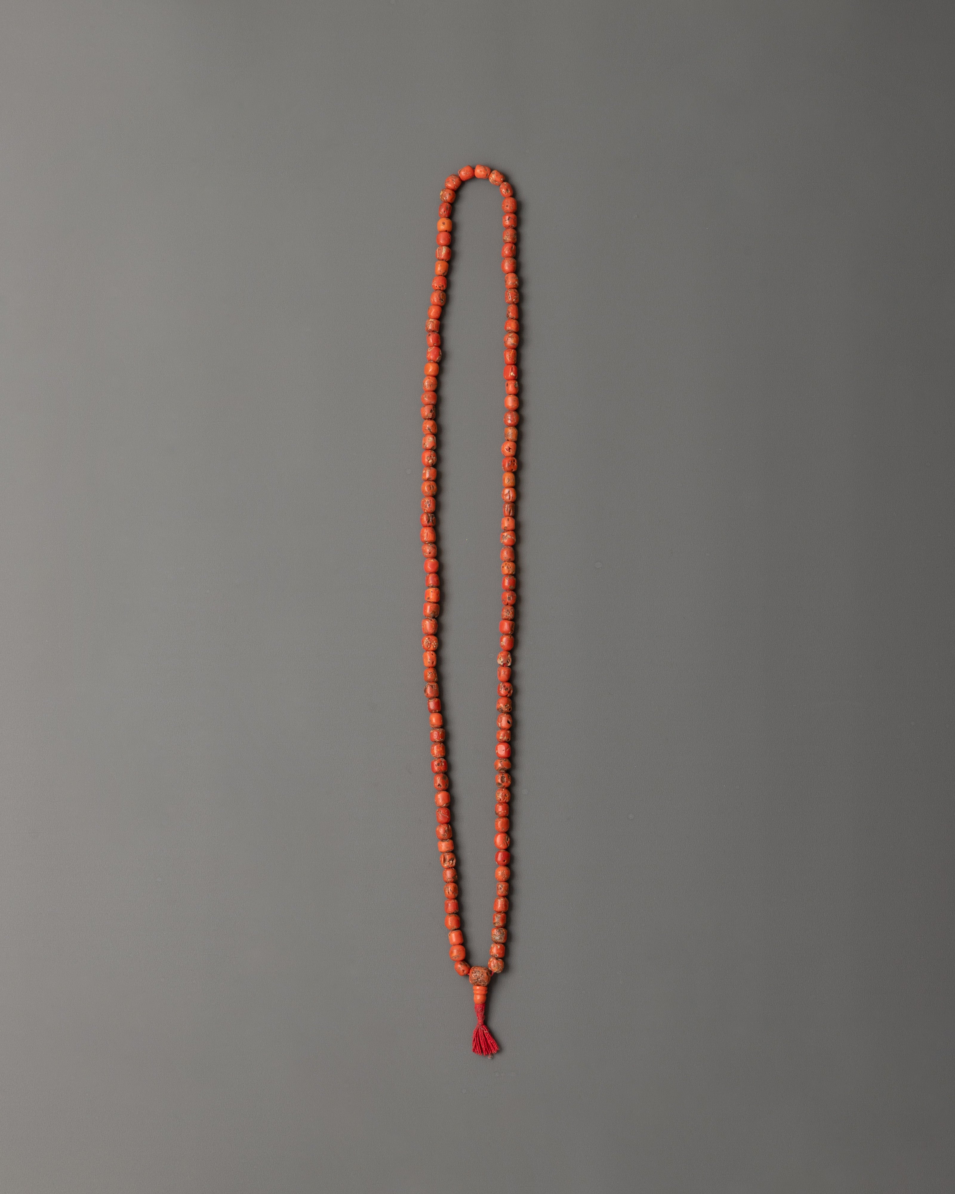 Coral Mala Beads