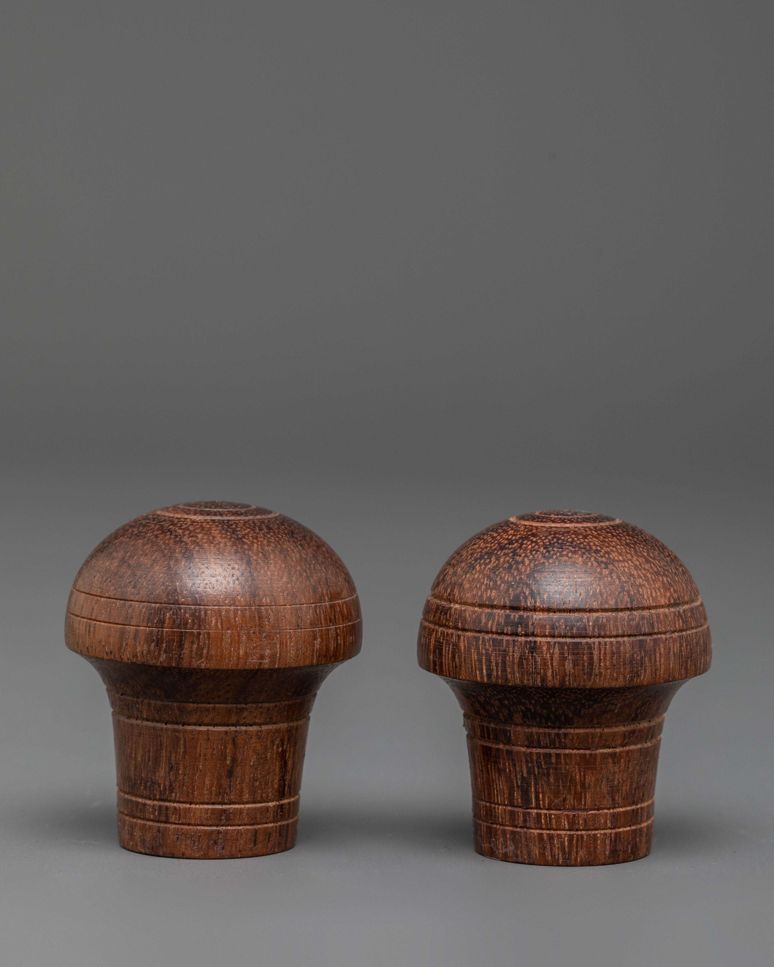 Wooden Brocade Stick Cap | Decorative Cap for Spiritual Accessories
