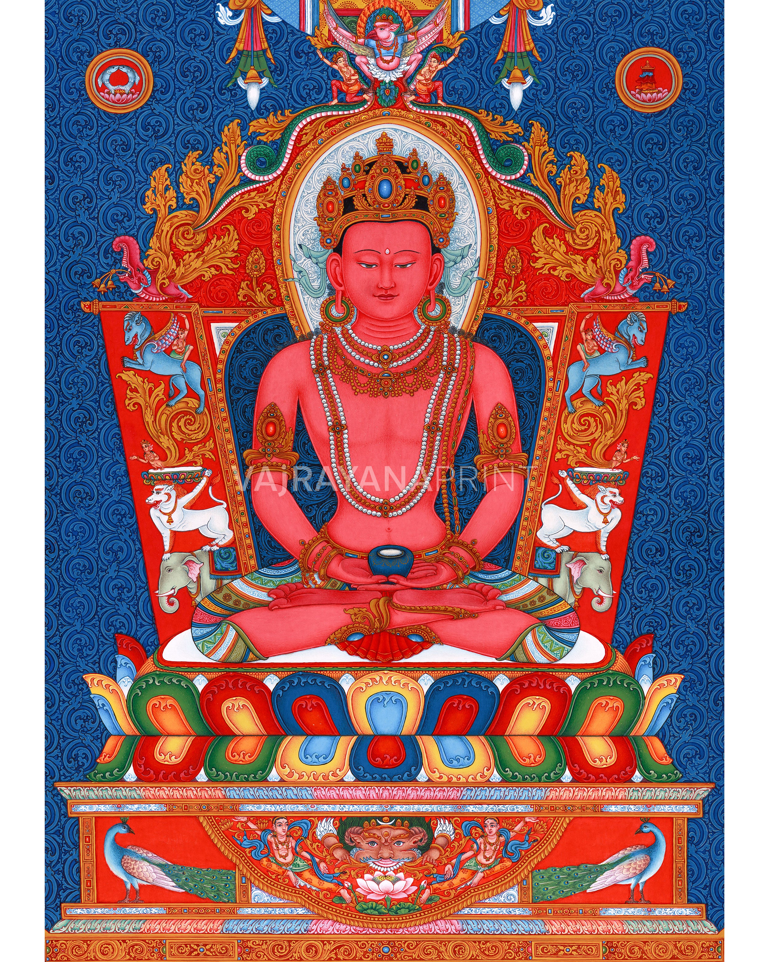 Amitabha Buddha Thangka Print