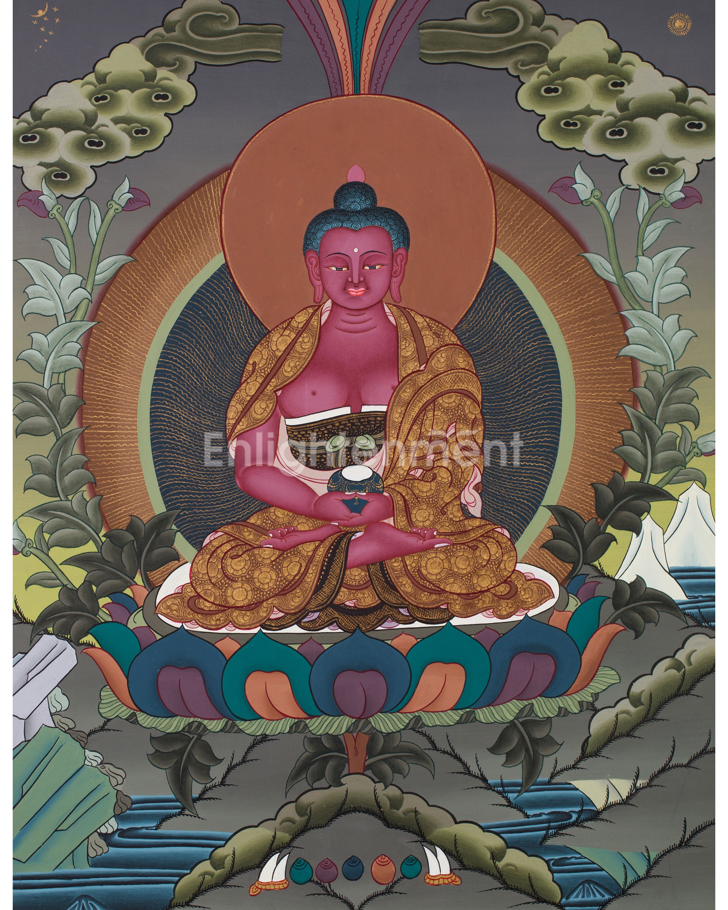Amitabha Buddha Meditation Art