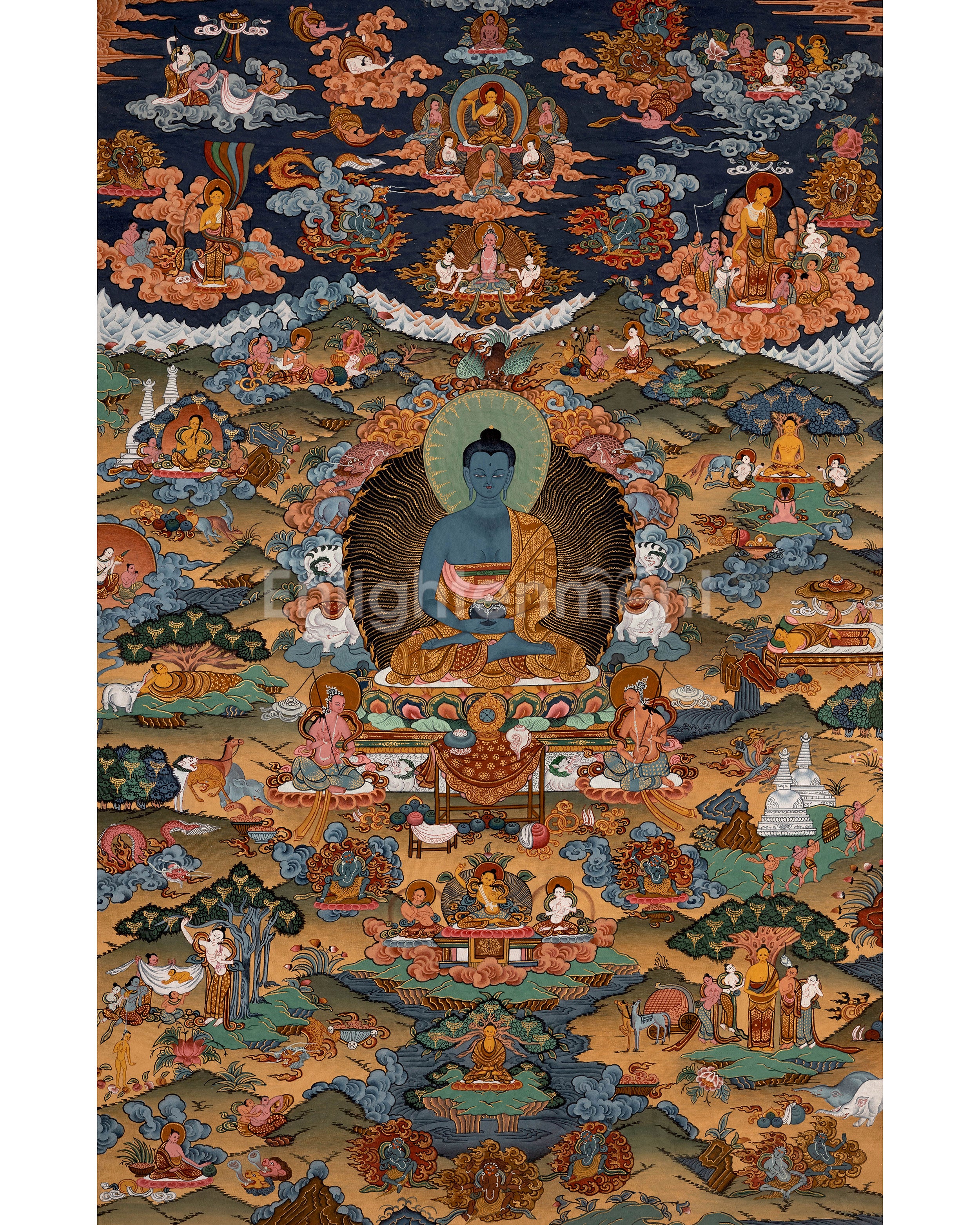 Amitabha Buddha Pure Land Thangka