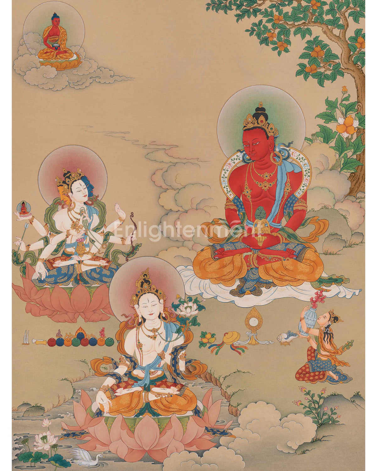 Amitayus Buddha Buddhist Art