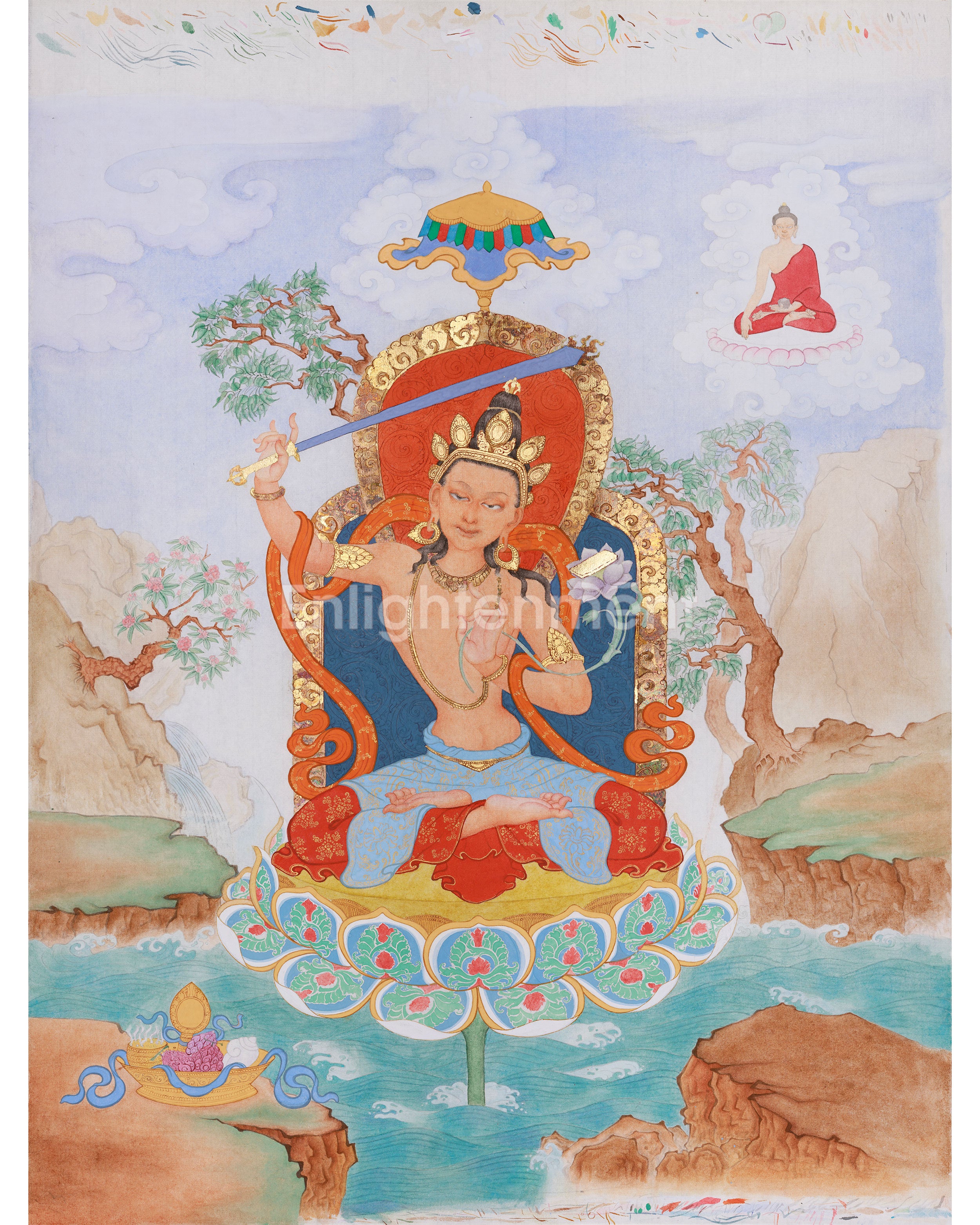 Artwork of Manjushri