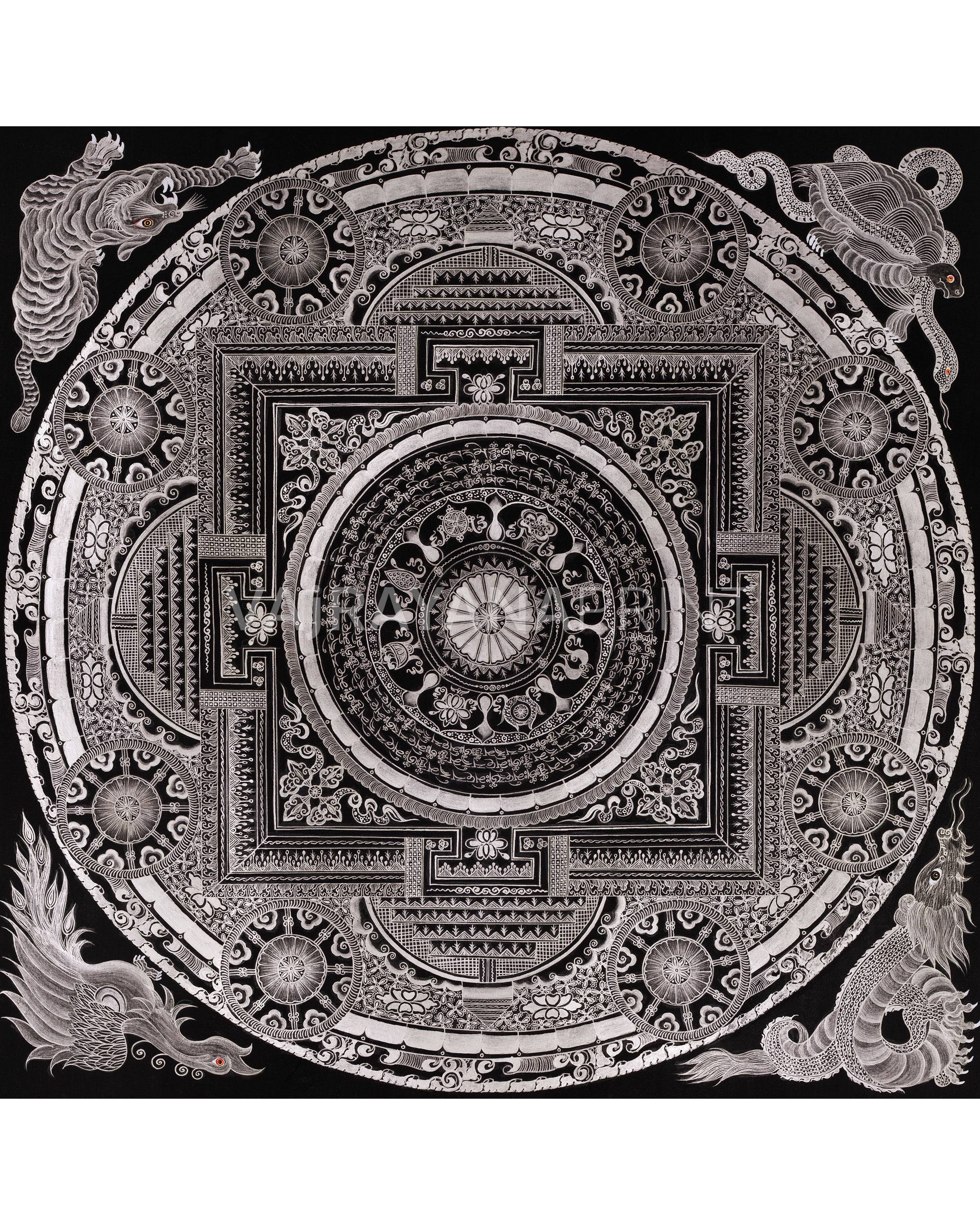 Ashtamangala Mantra Mandala