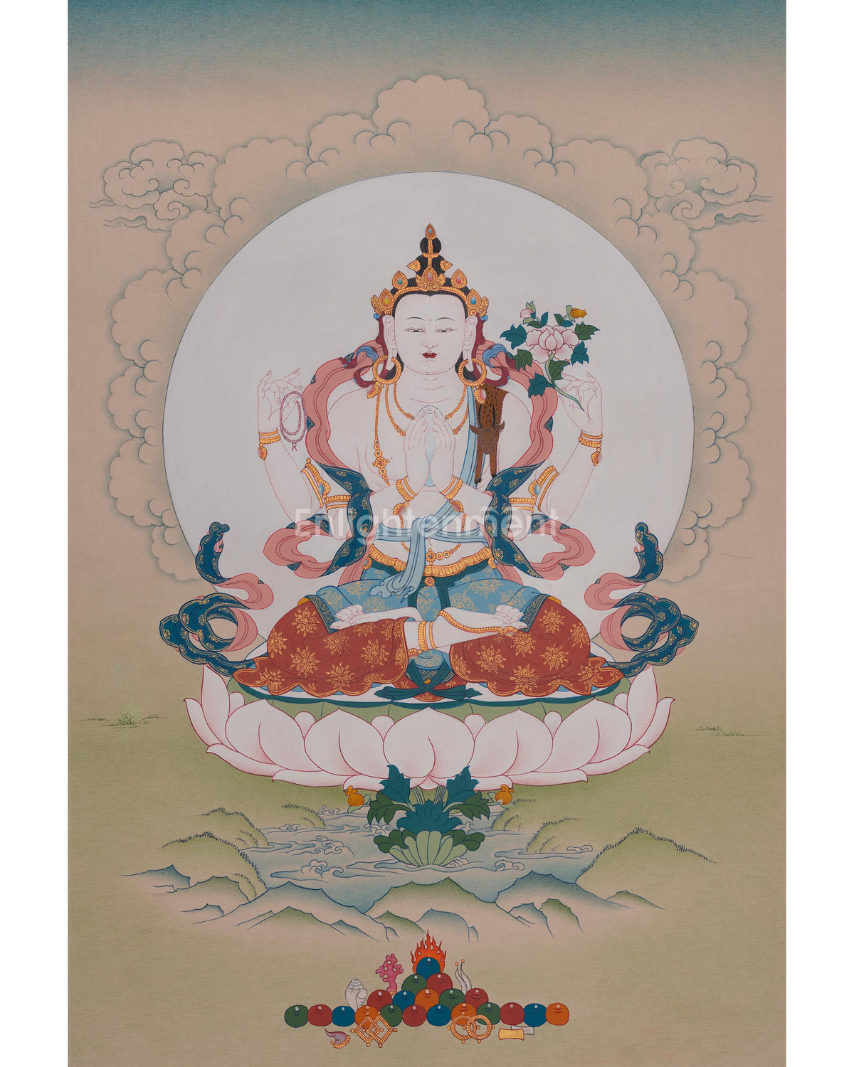 Authentic Chenrezig Thangka