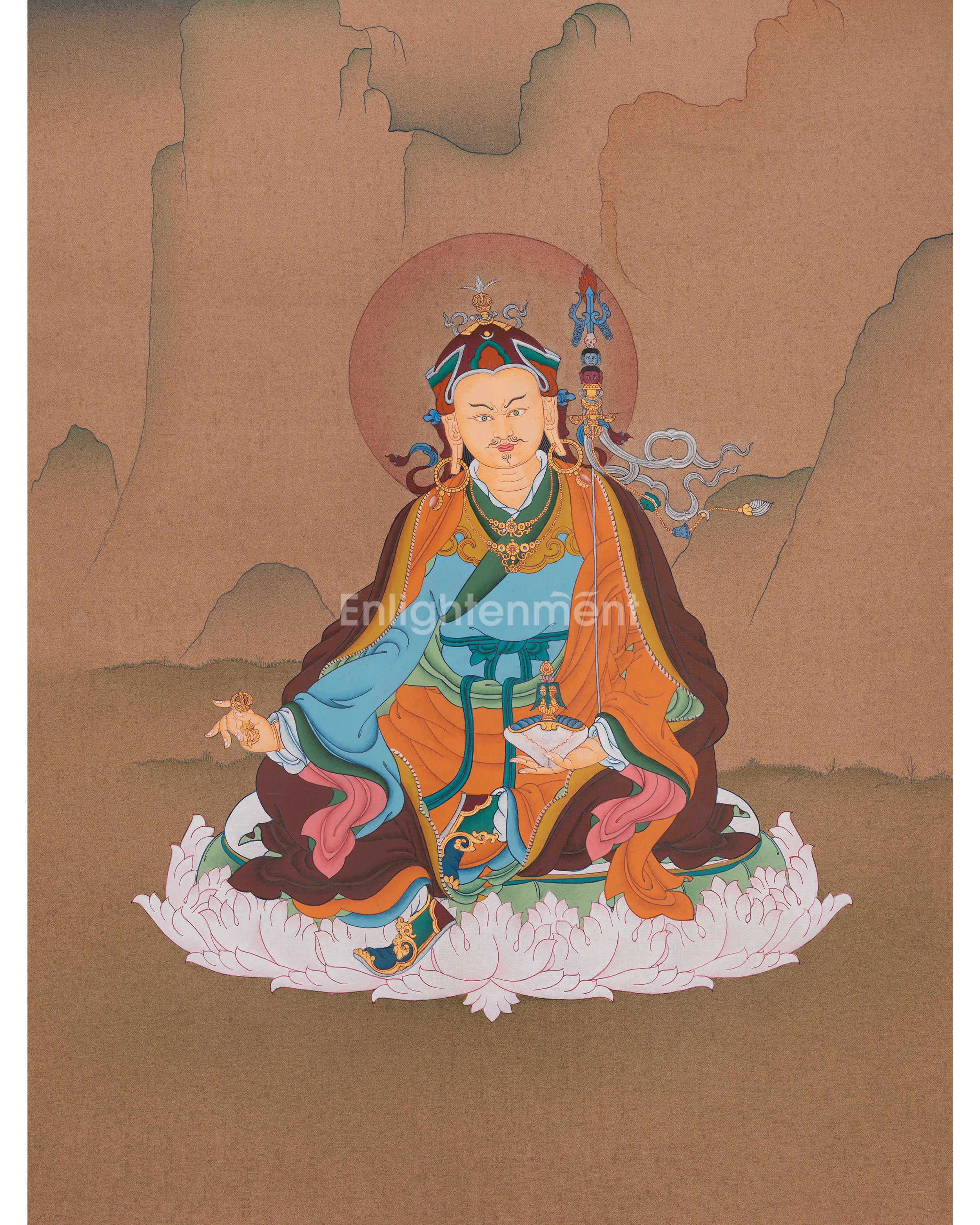 Authentic Guru Rinpoche Thangka