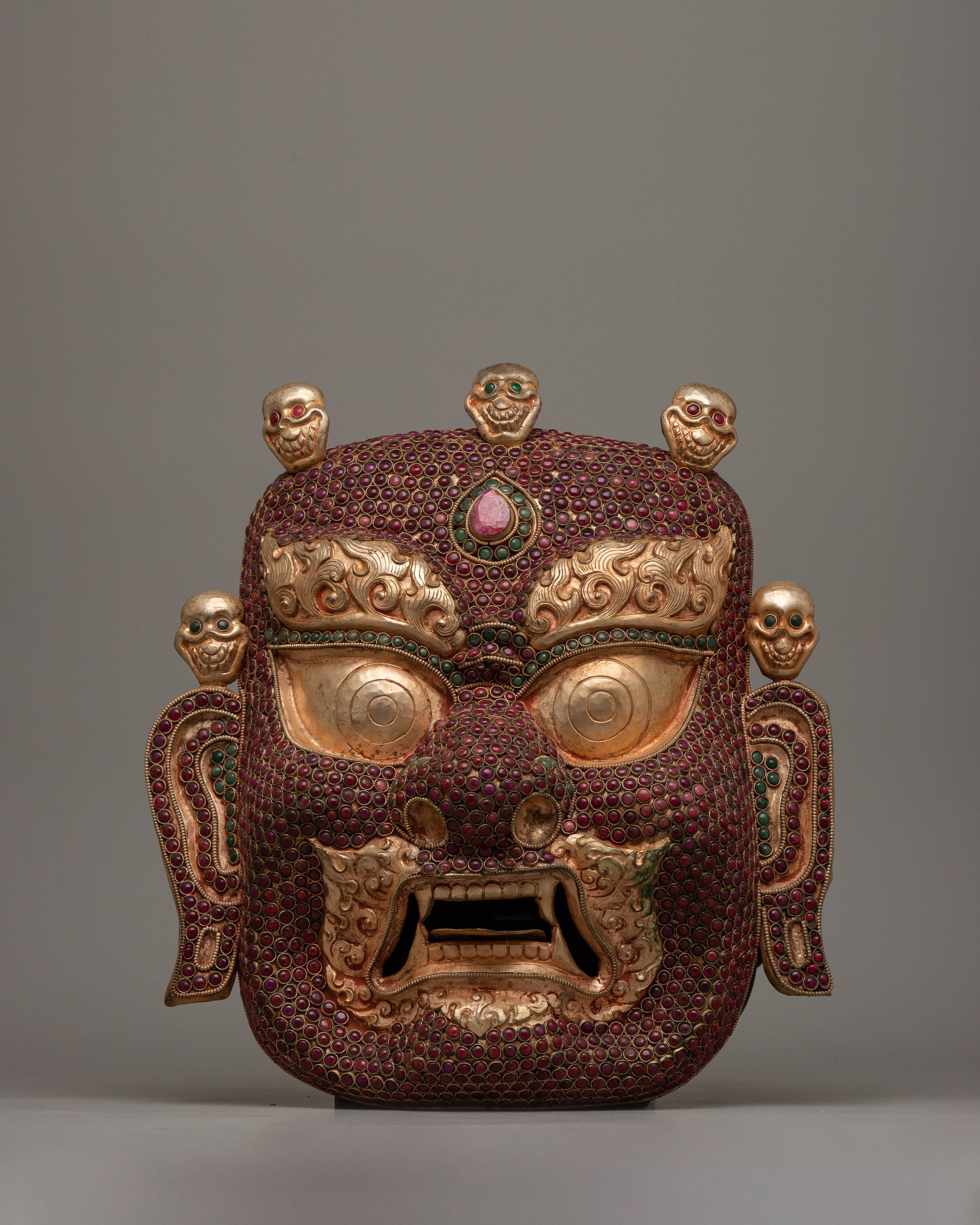 Copper Bhairav Mask 
