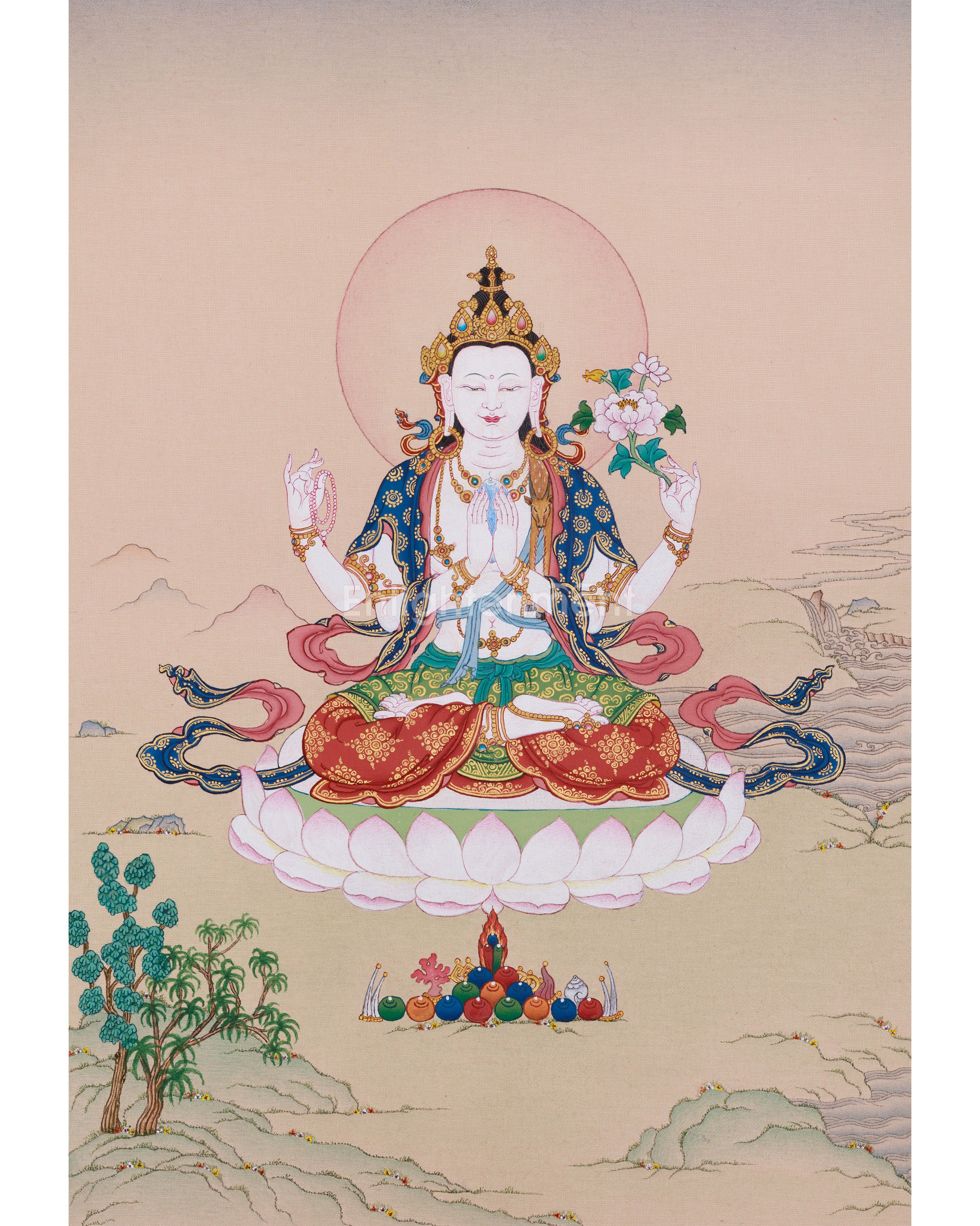 Bodhisattva Chenrezig Art