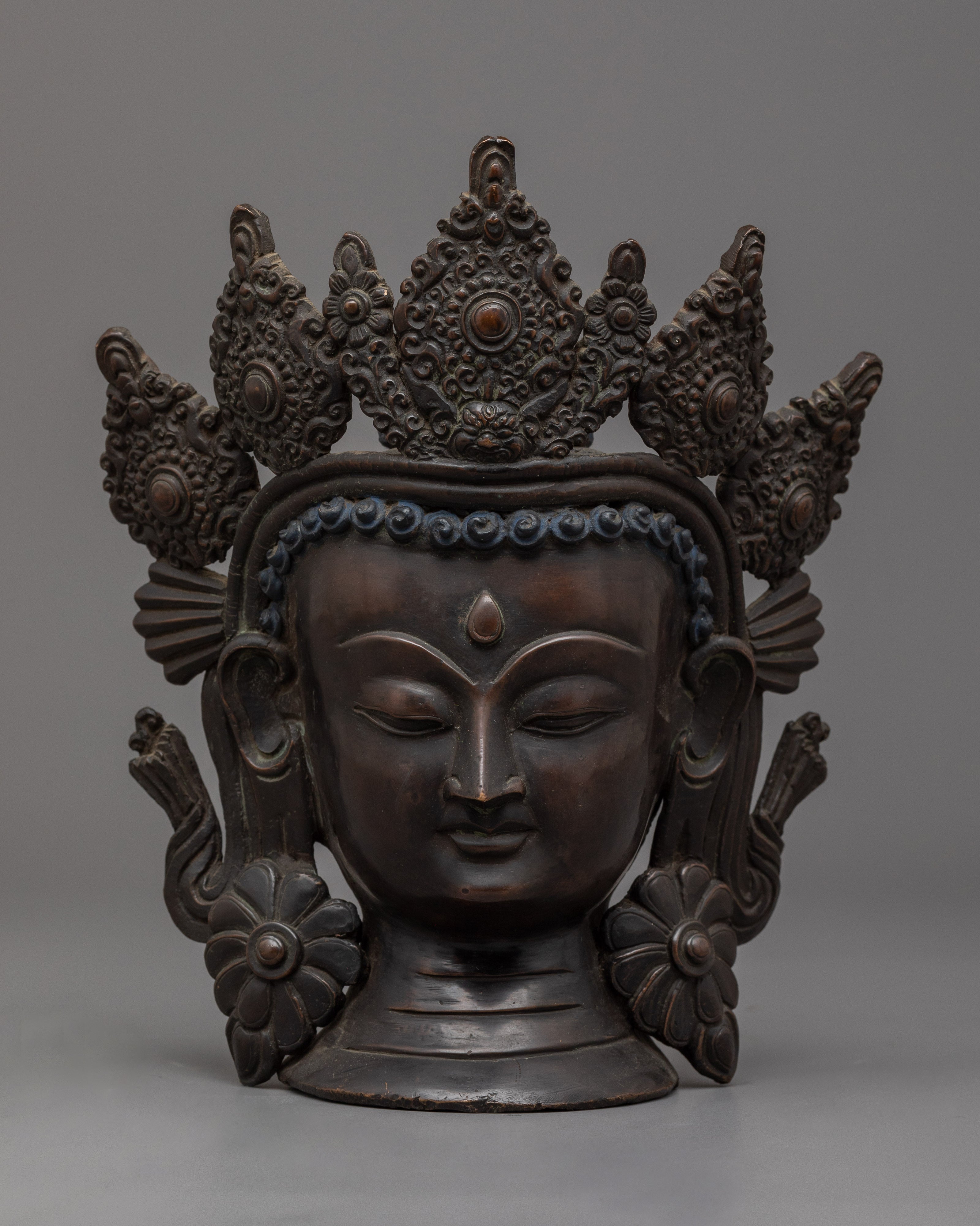 Crown Buddha Head