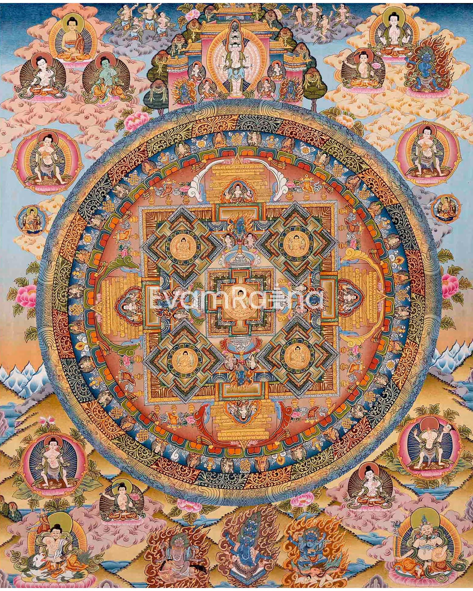 Buddha Mandala Thangka
