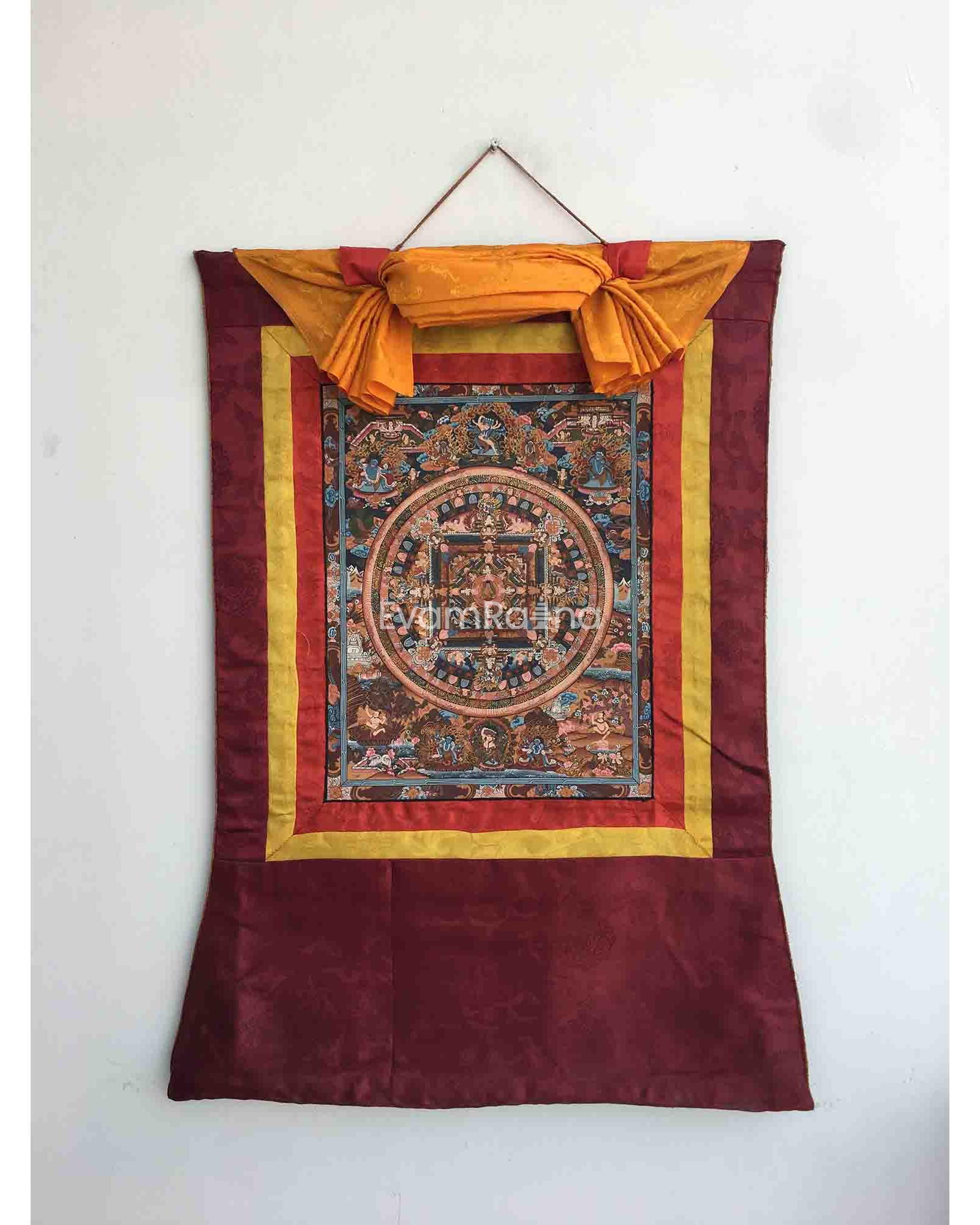 Buddha Mandala With Brocade