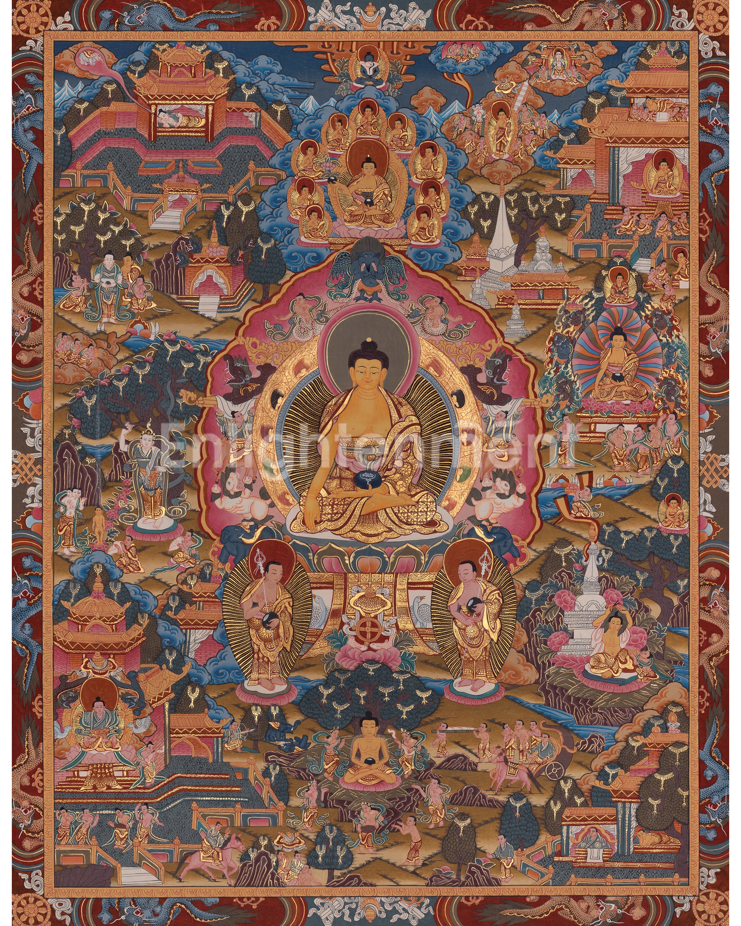 Buddha Mandala Himalayan Artwork