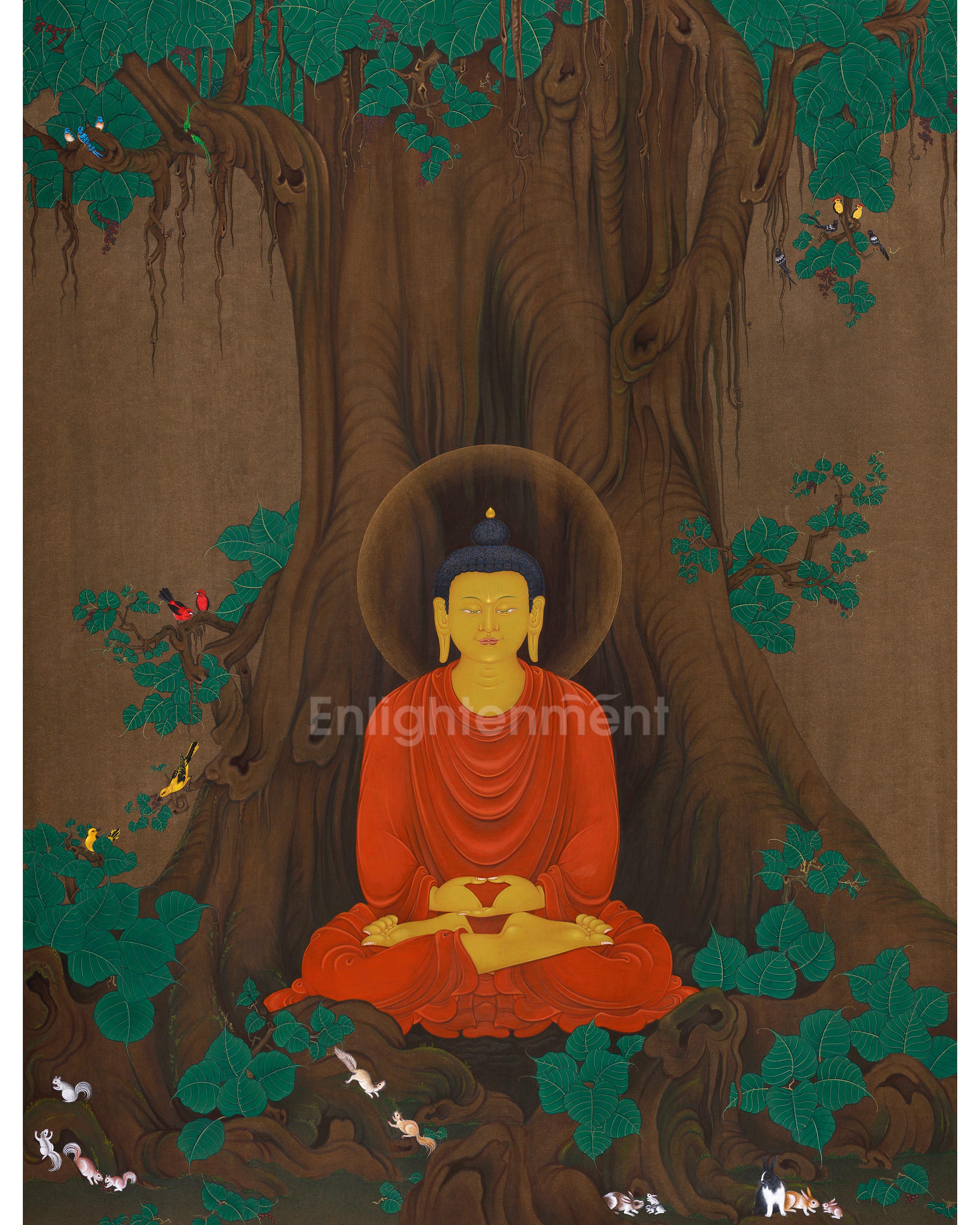 Buddha Under Tree