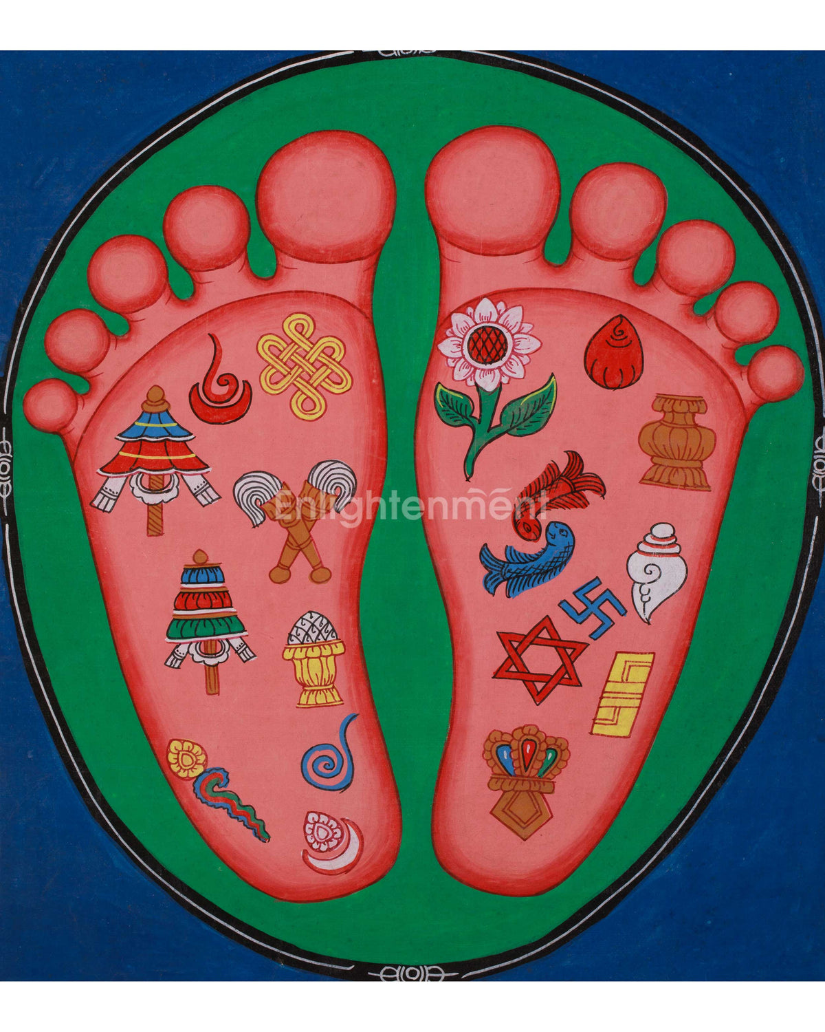 Buddha's Feet Laden