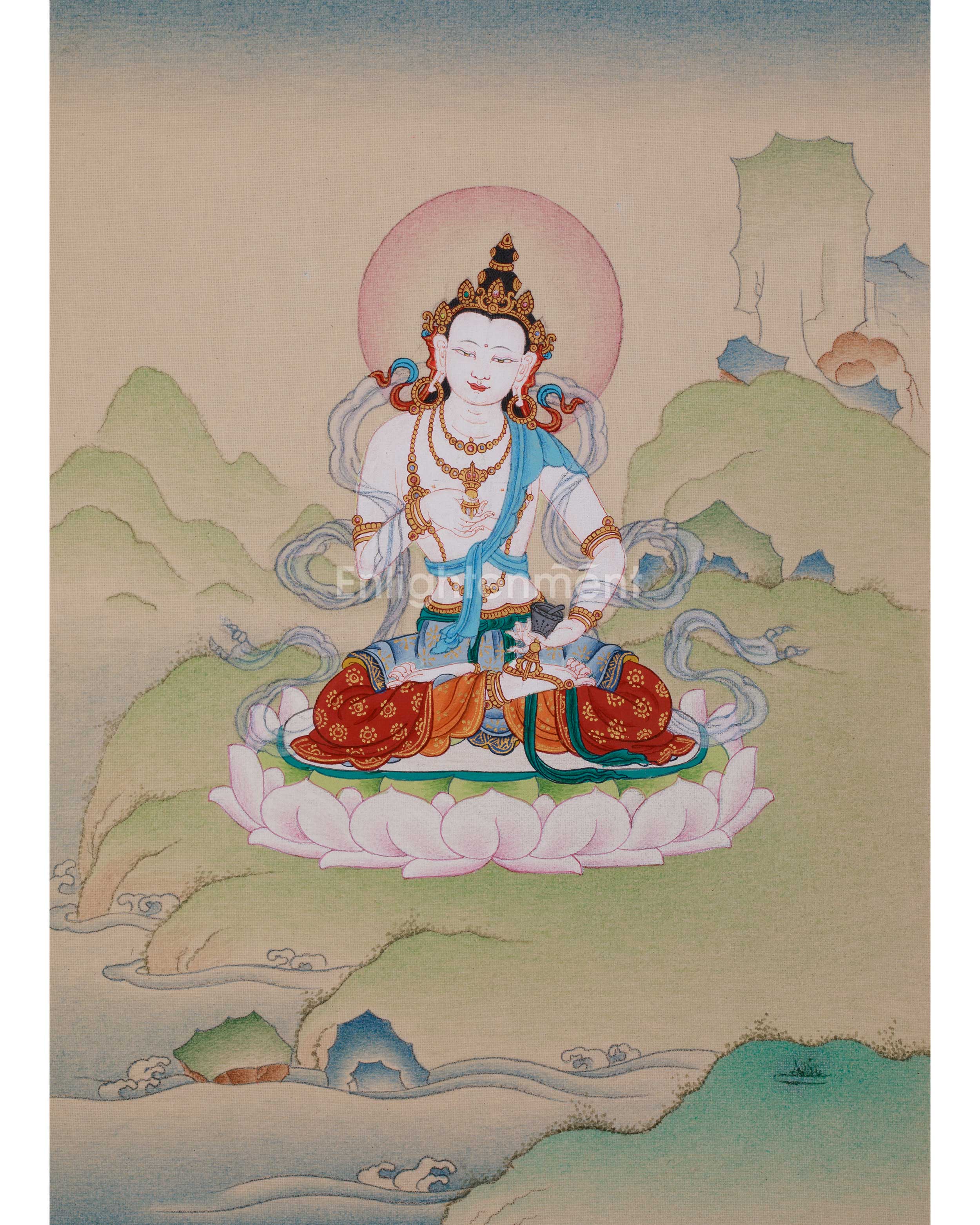 Buddhist Deity Vajrasattva Thangka