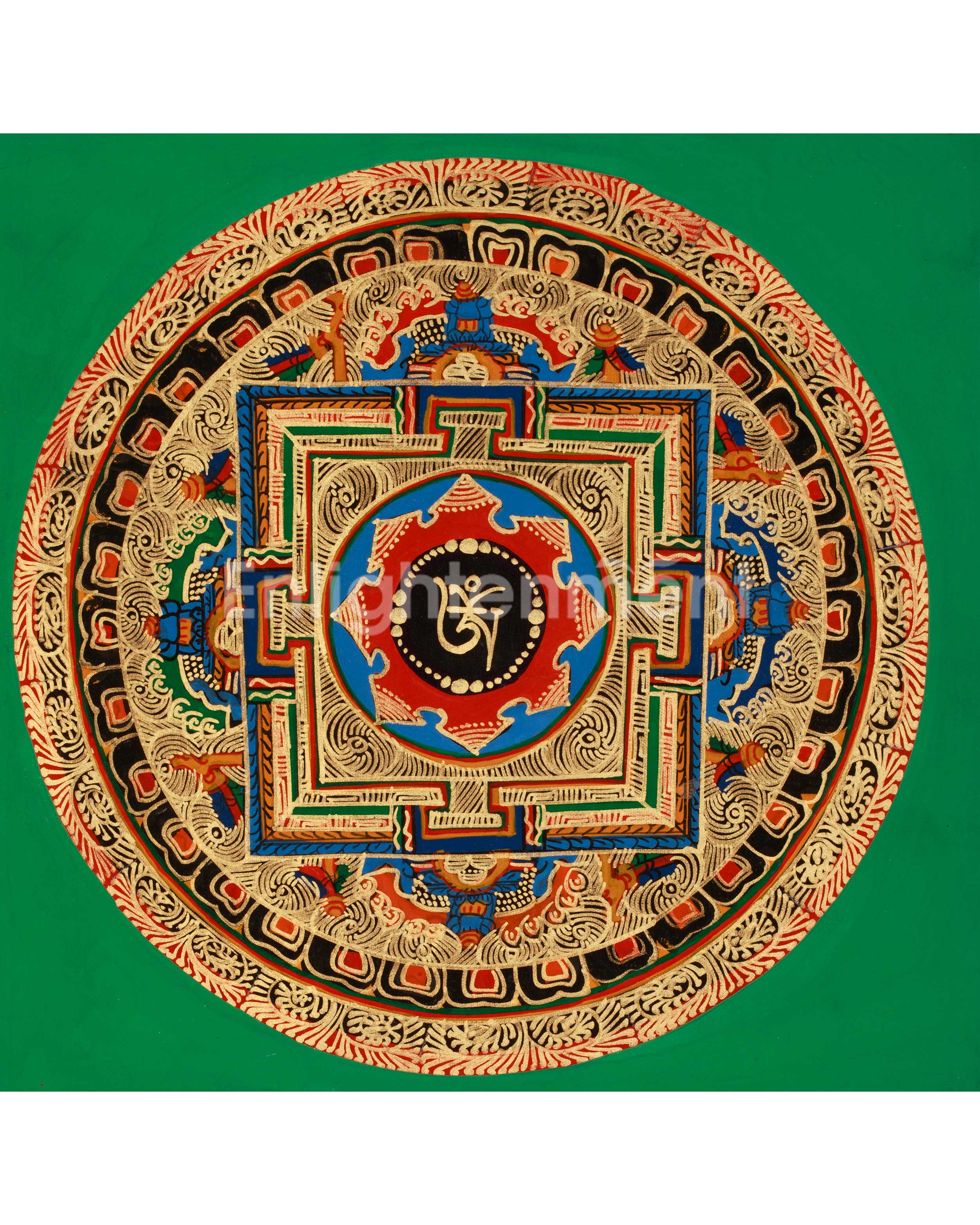 Buddhist Meditation Mantra Mandala