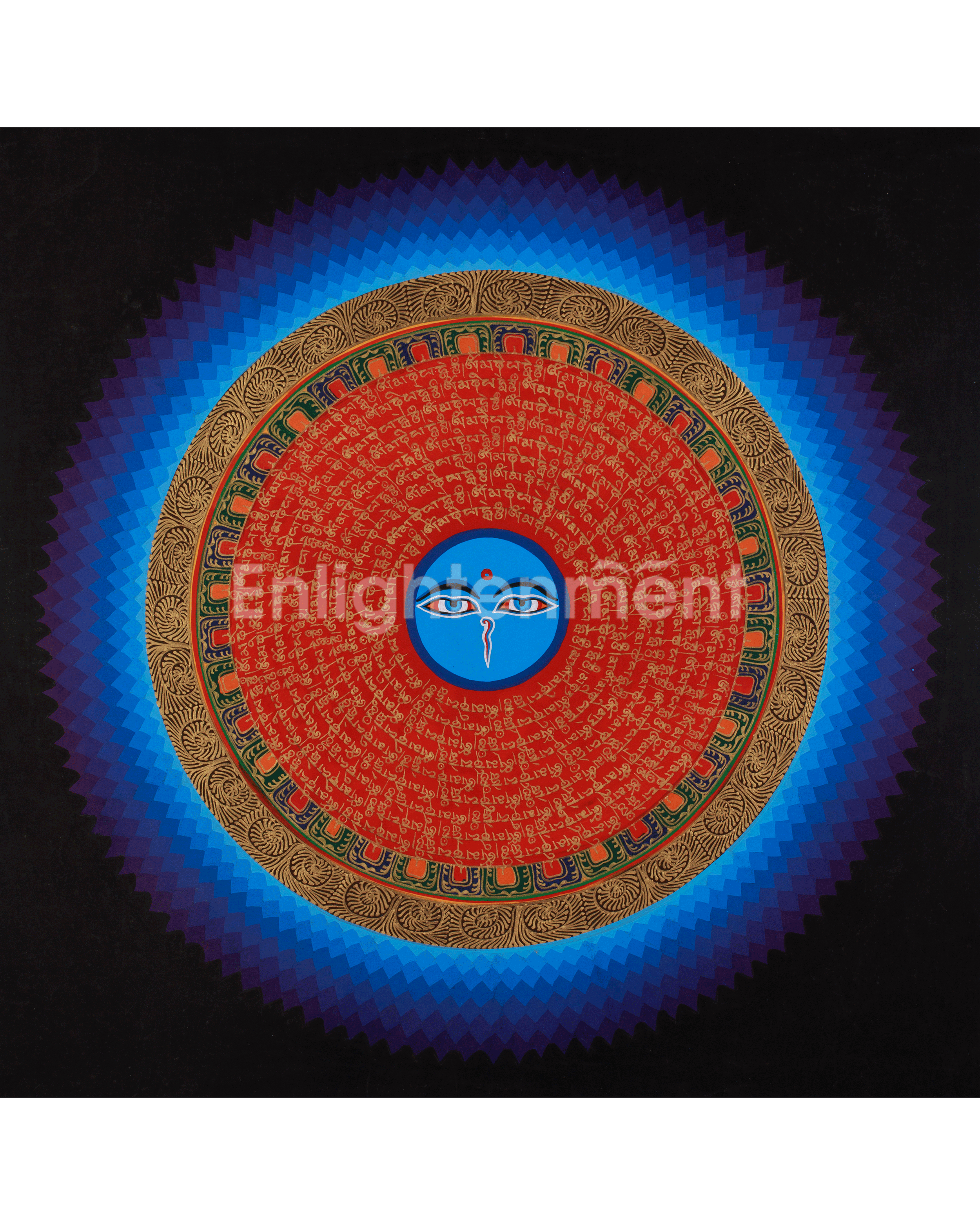 Buddhist Thangka of Mantra Mandala
