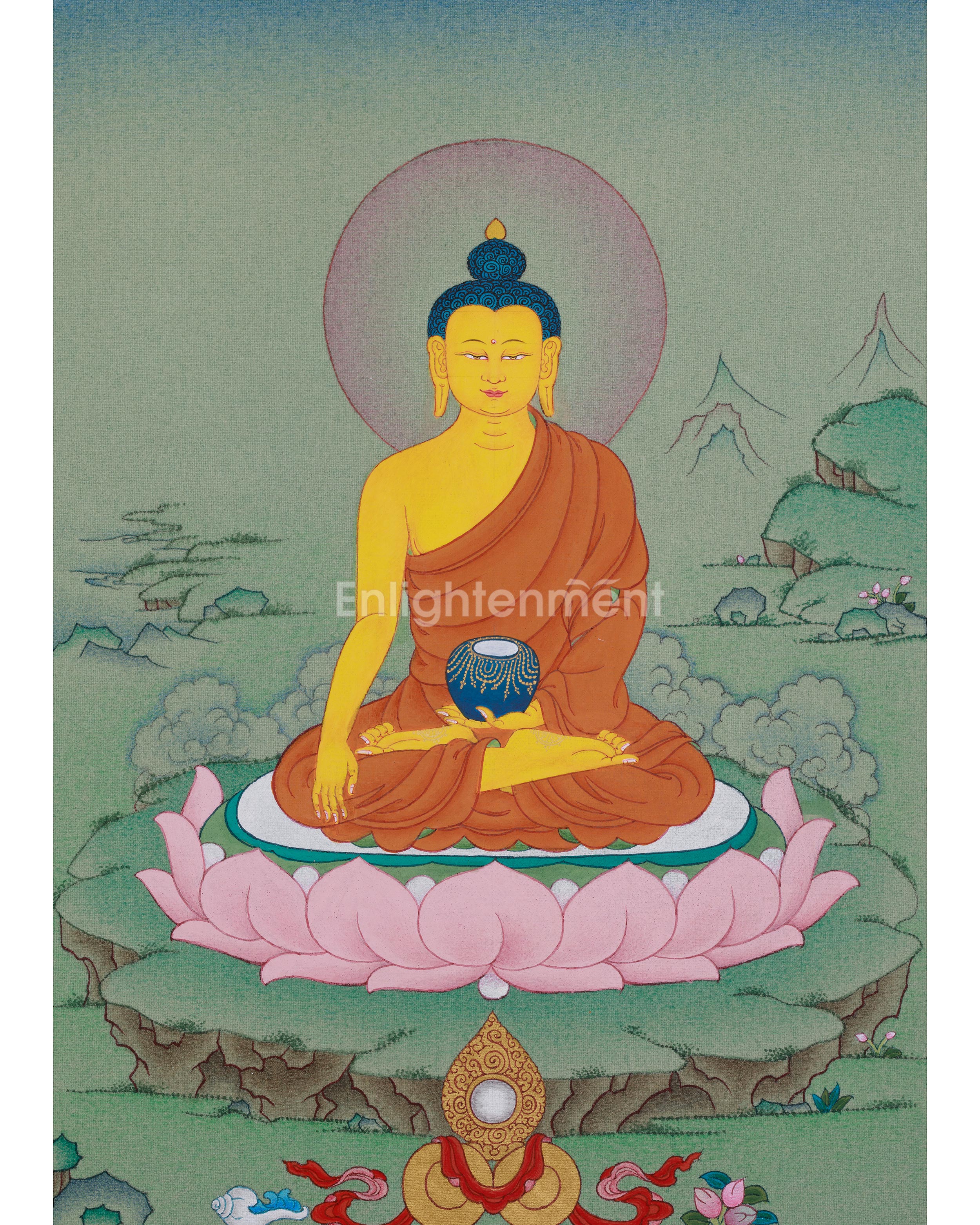 Buddhist Tradition Shakyamuni Buddha Thangka