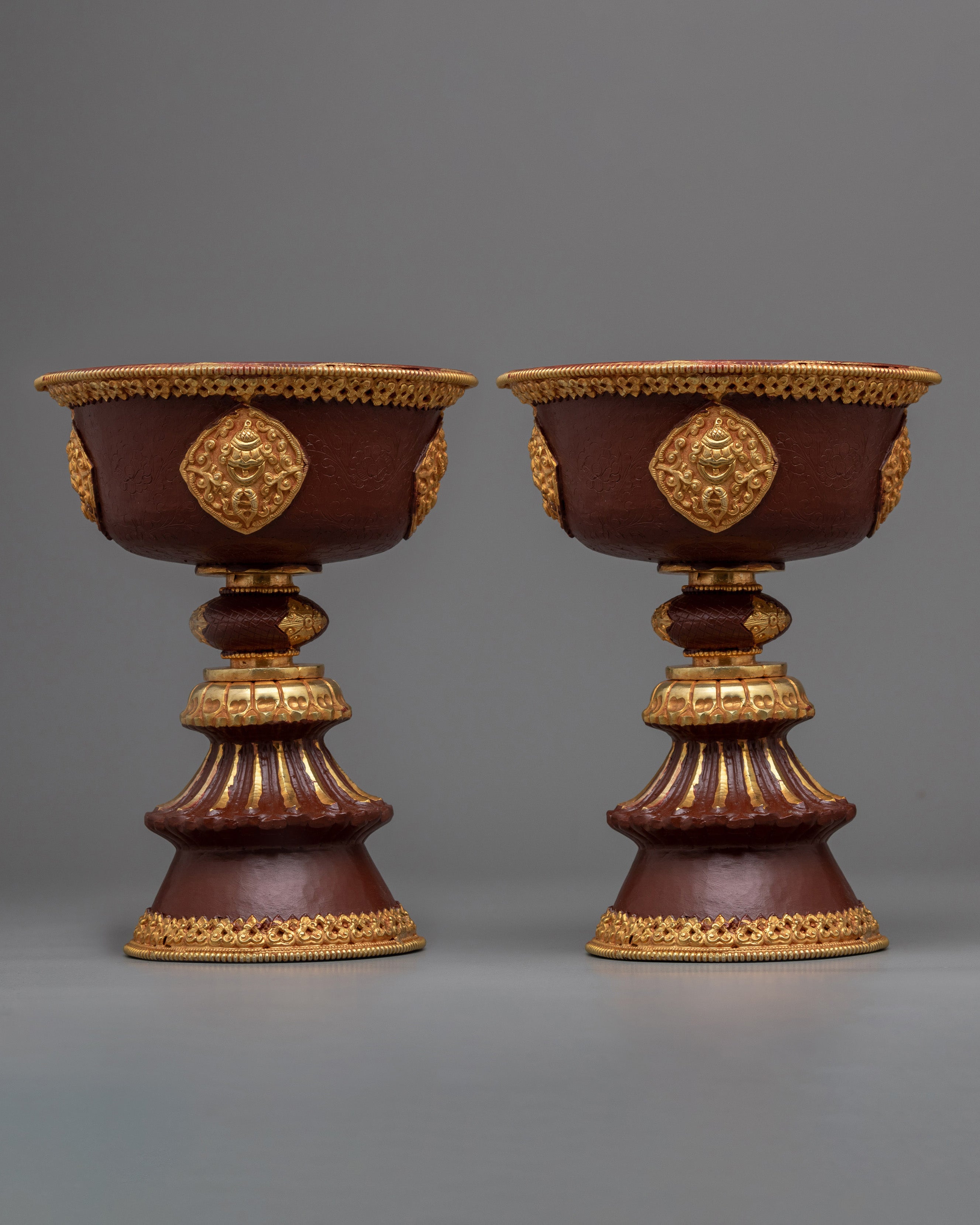 Copper Butter Lamp Set