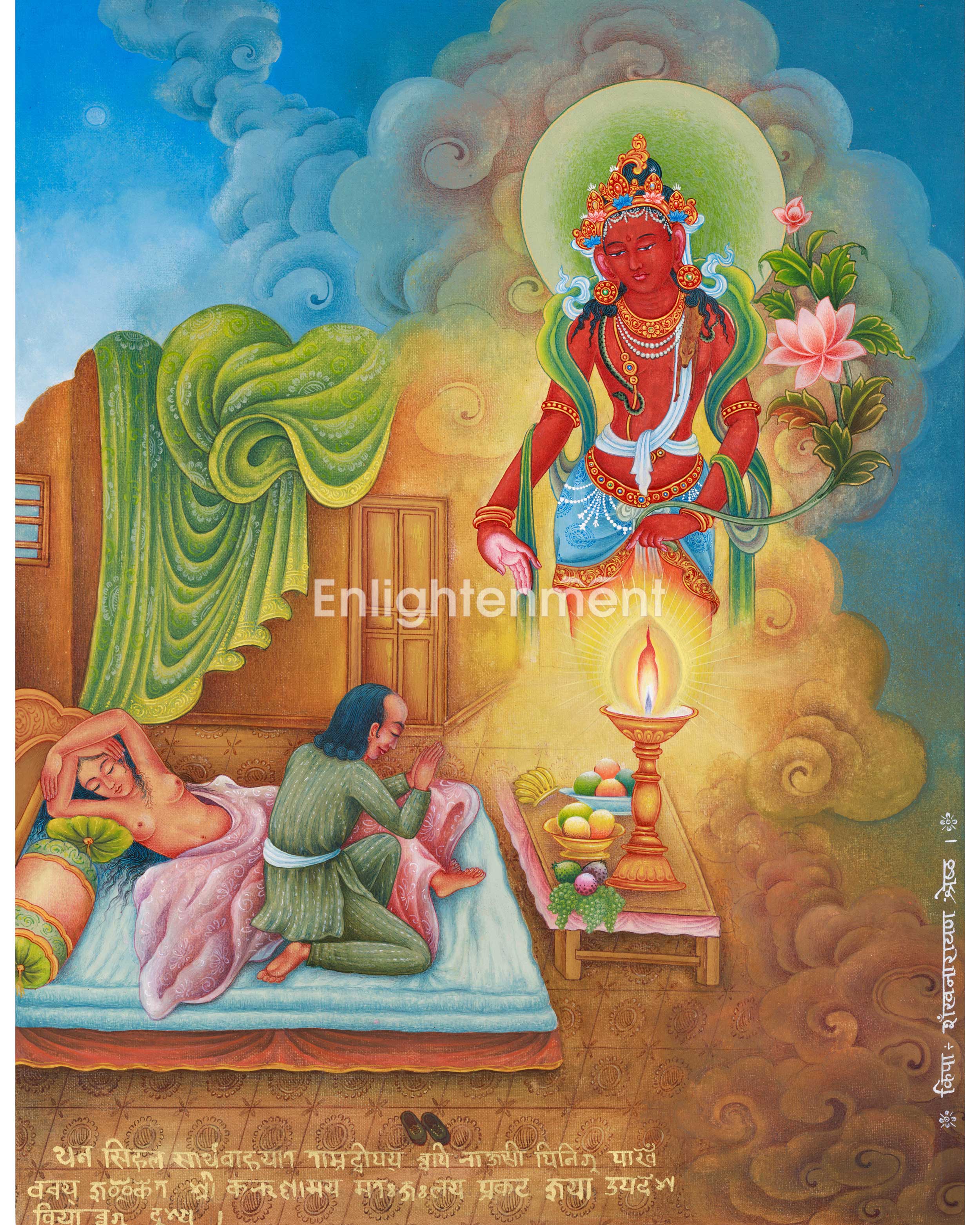 Compassionate Avalokiteshvara Thangka