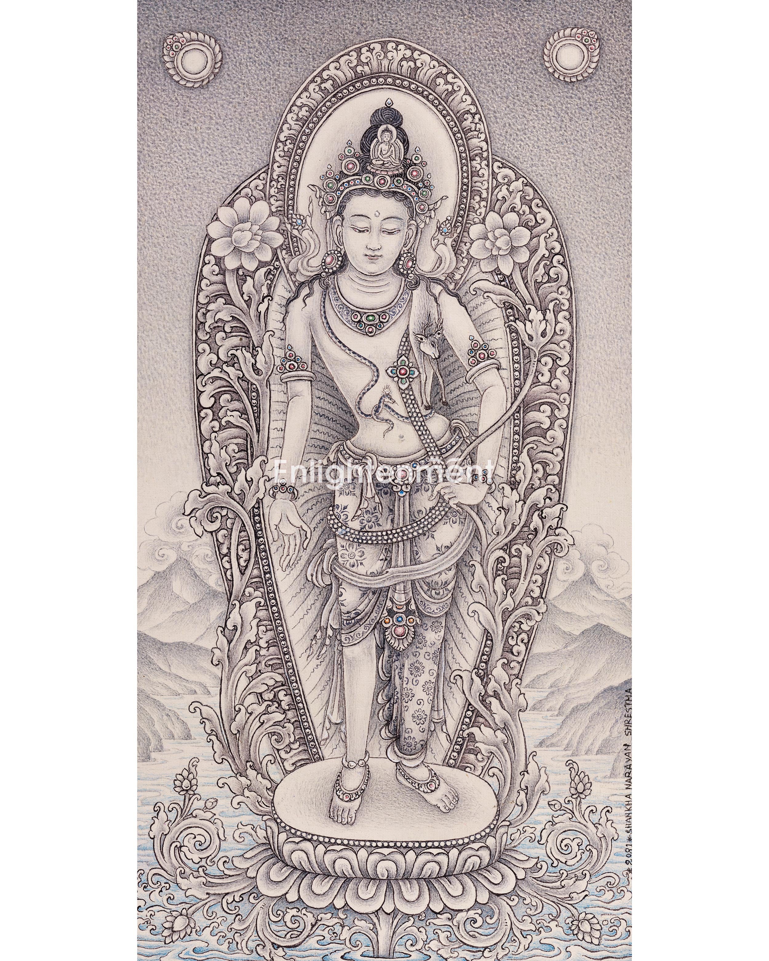 Compassion Deity thangka