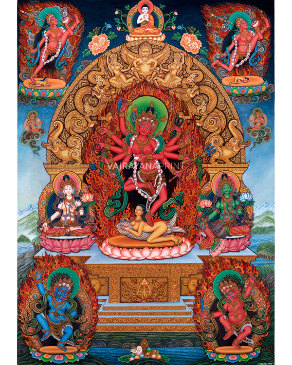 Sacred Presence Dakini Thangka Print