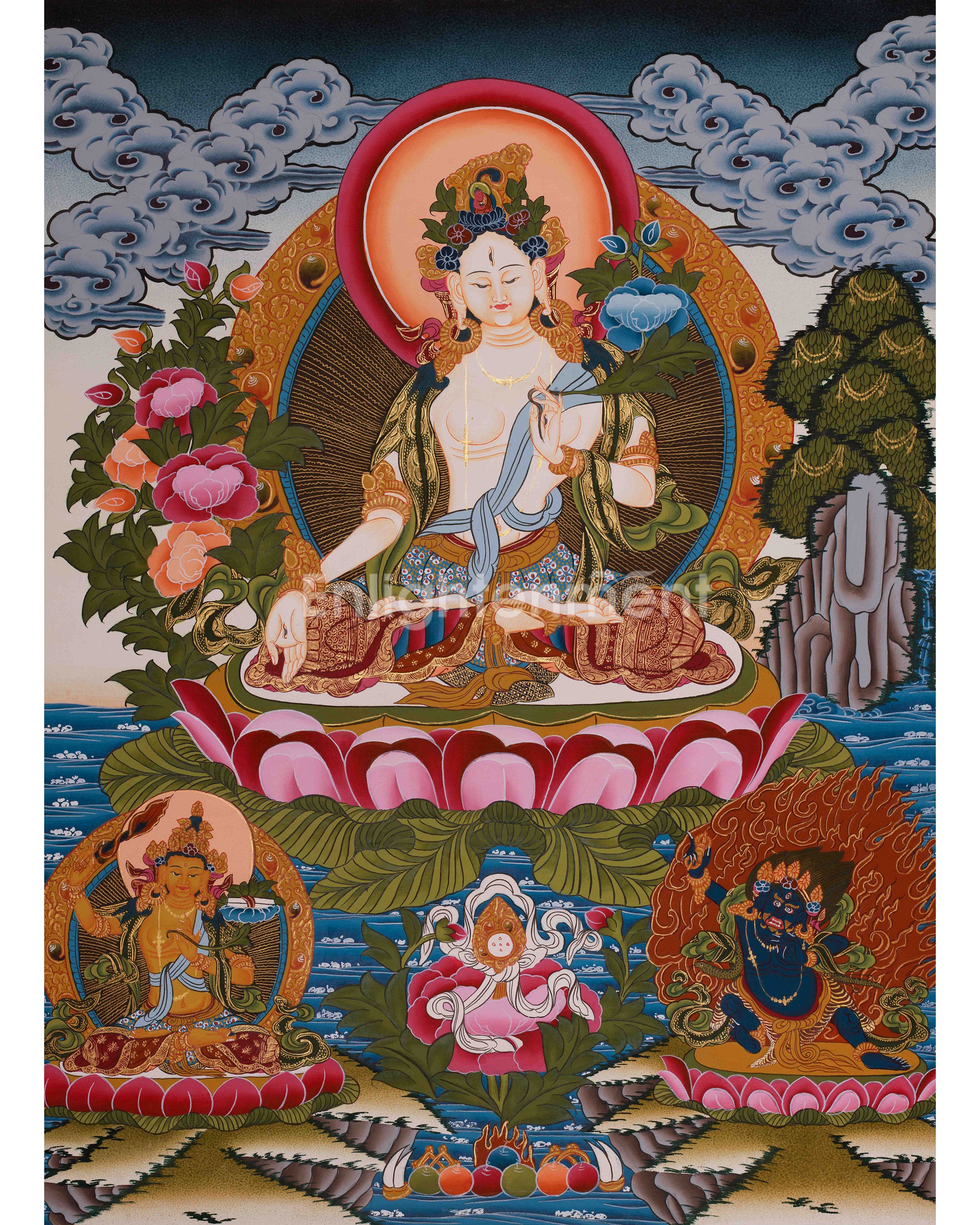 Divine Art Of White Tara
