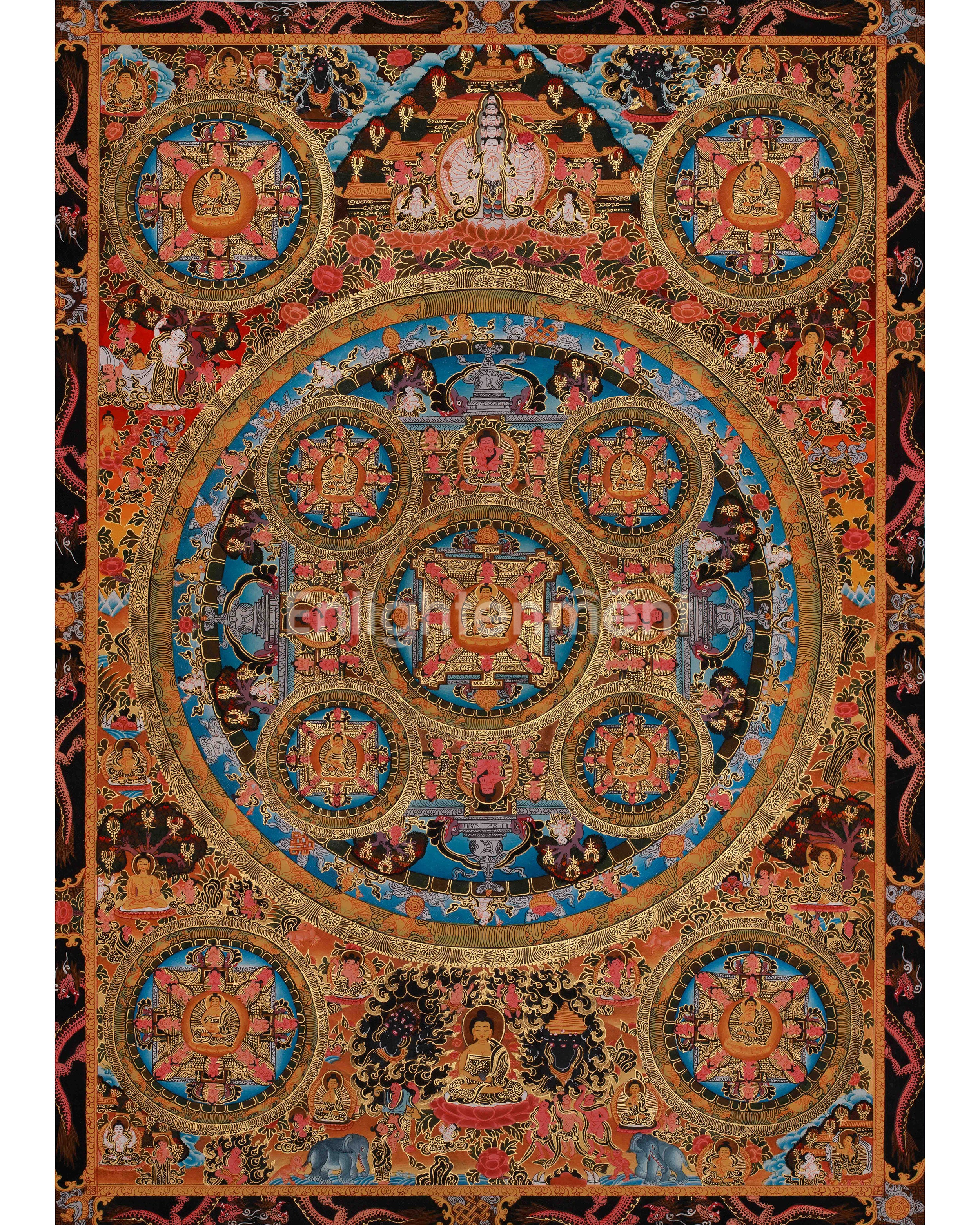 Divine Buddha Mandala Artwork