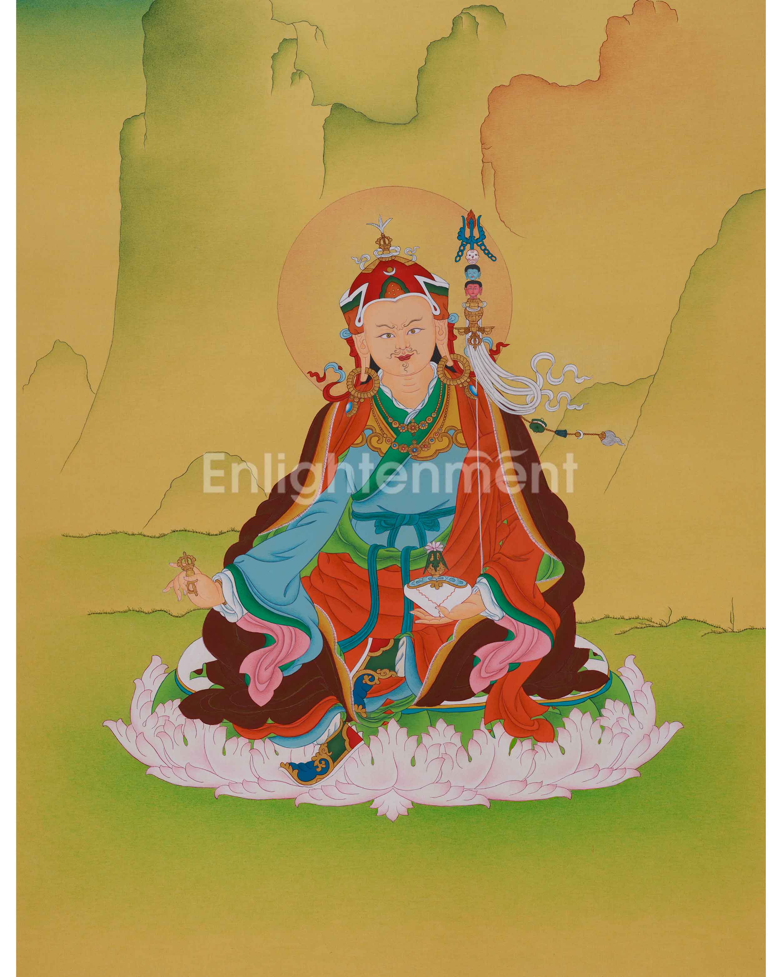 Divine Thangka of Guru Rinpoche