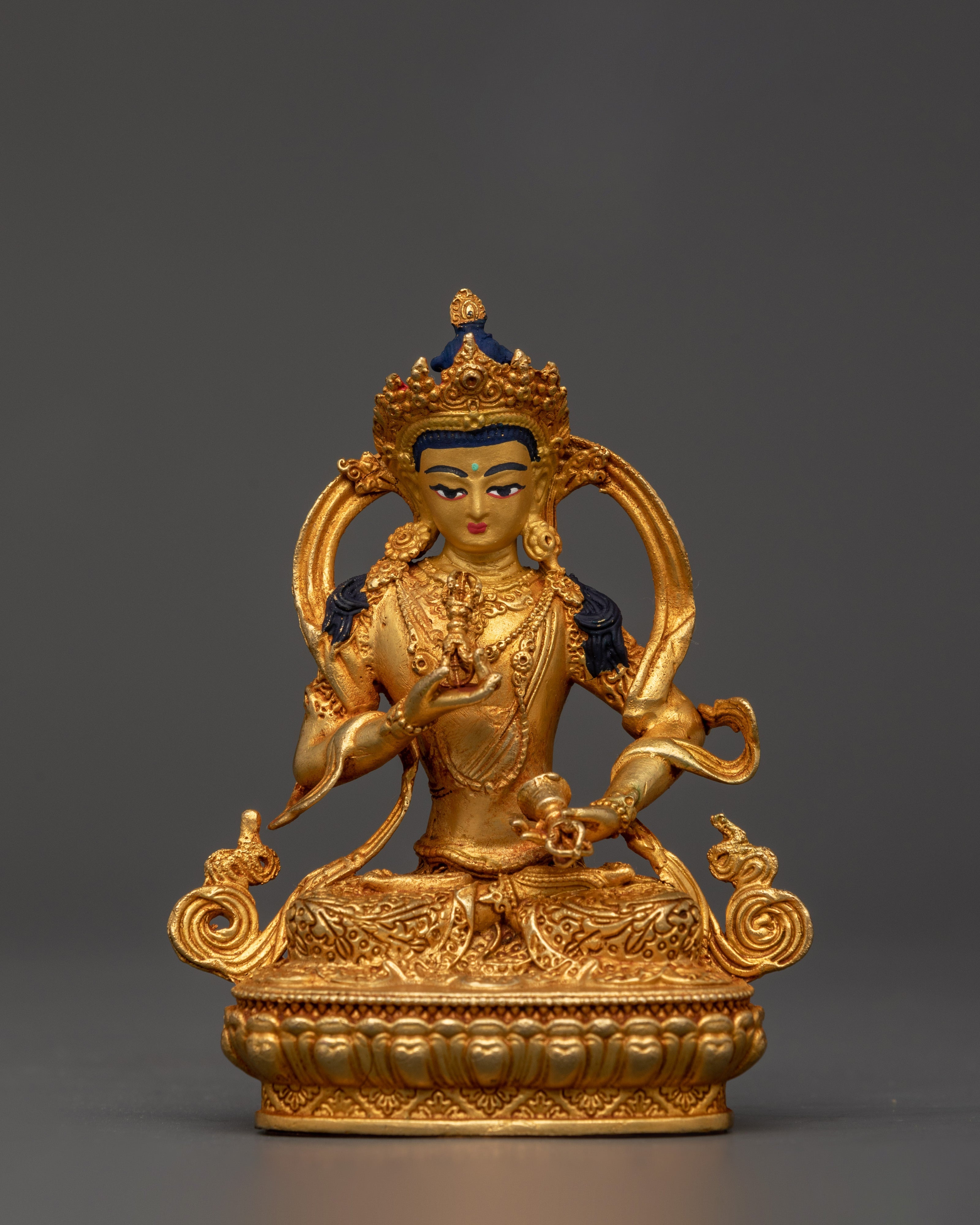 Divine Vajrasattva Statue with Vajra