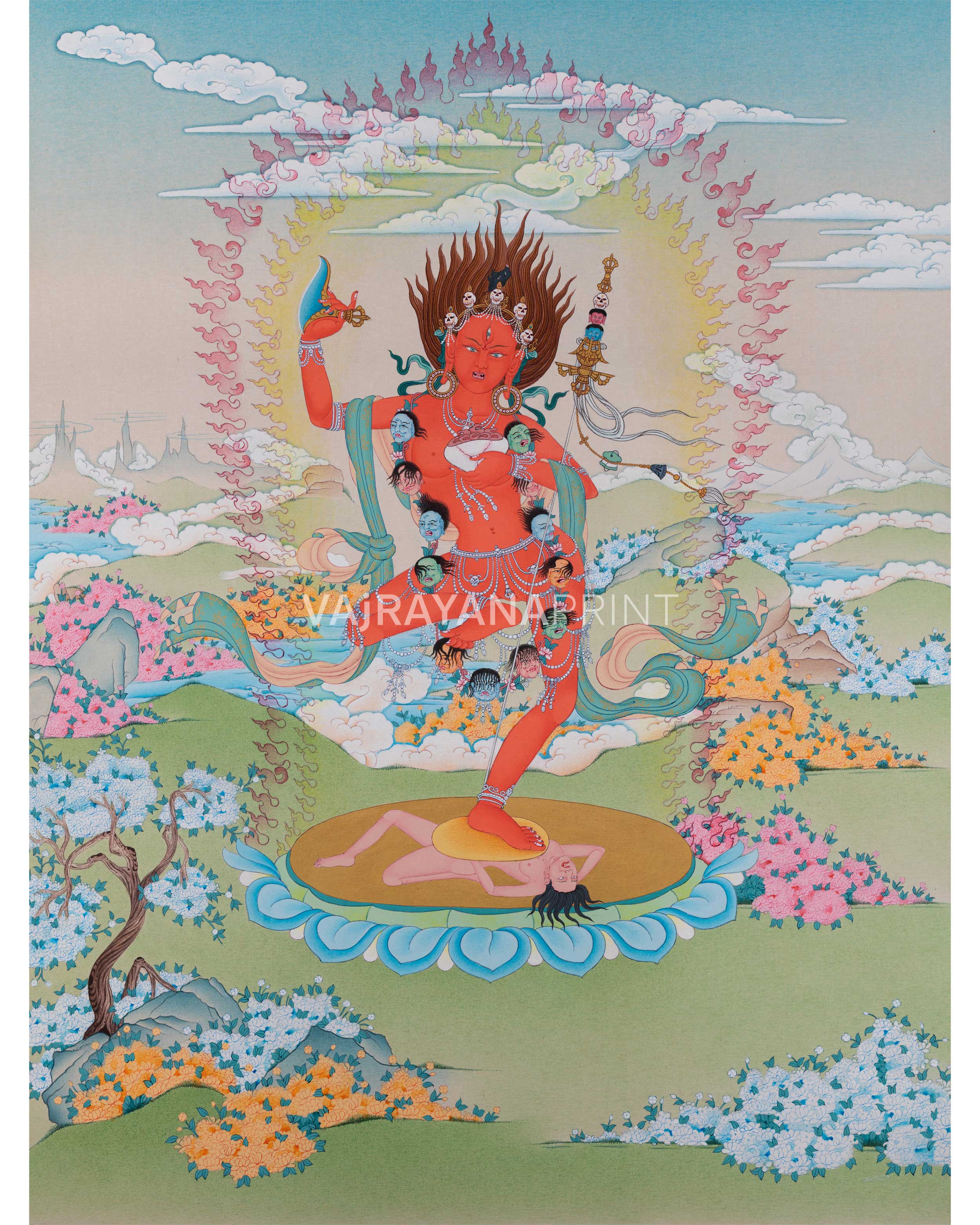 Dorje Phagmo Thangka Print