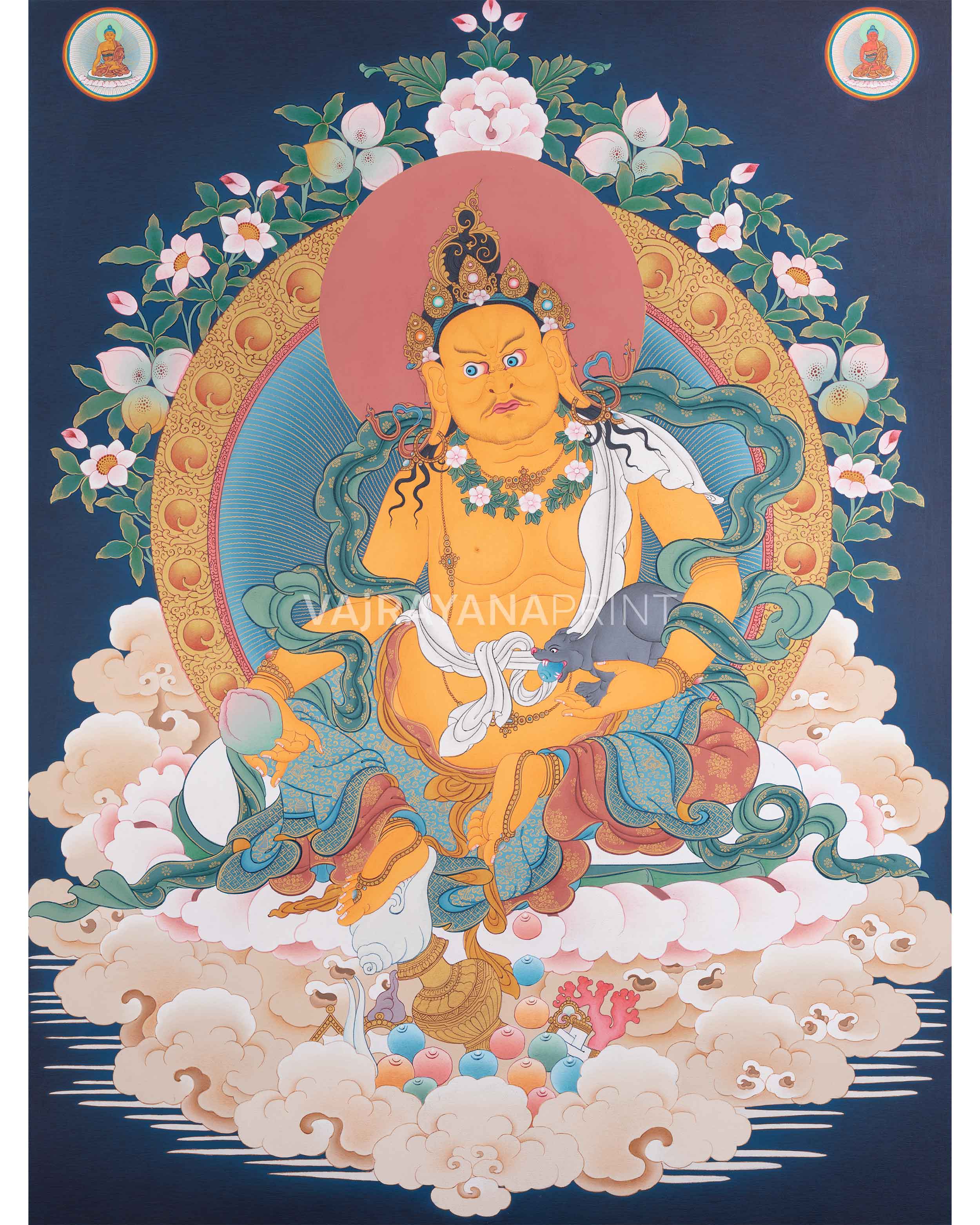 Dzambhala Thangka Print