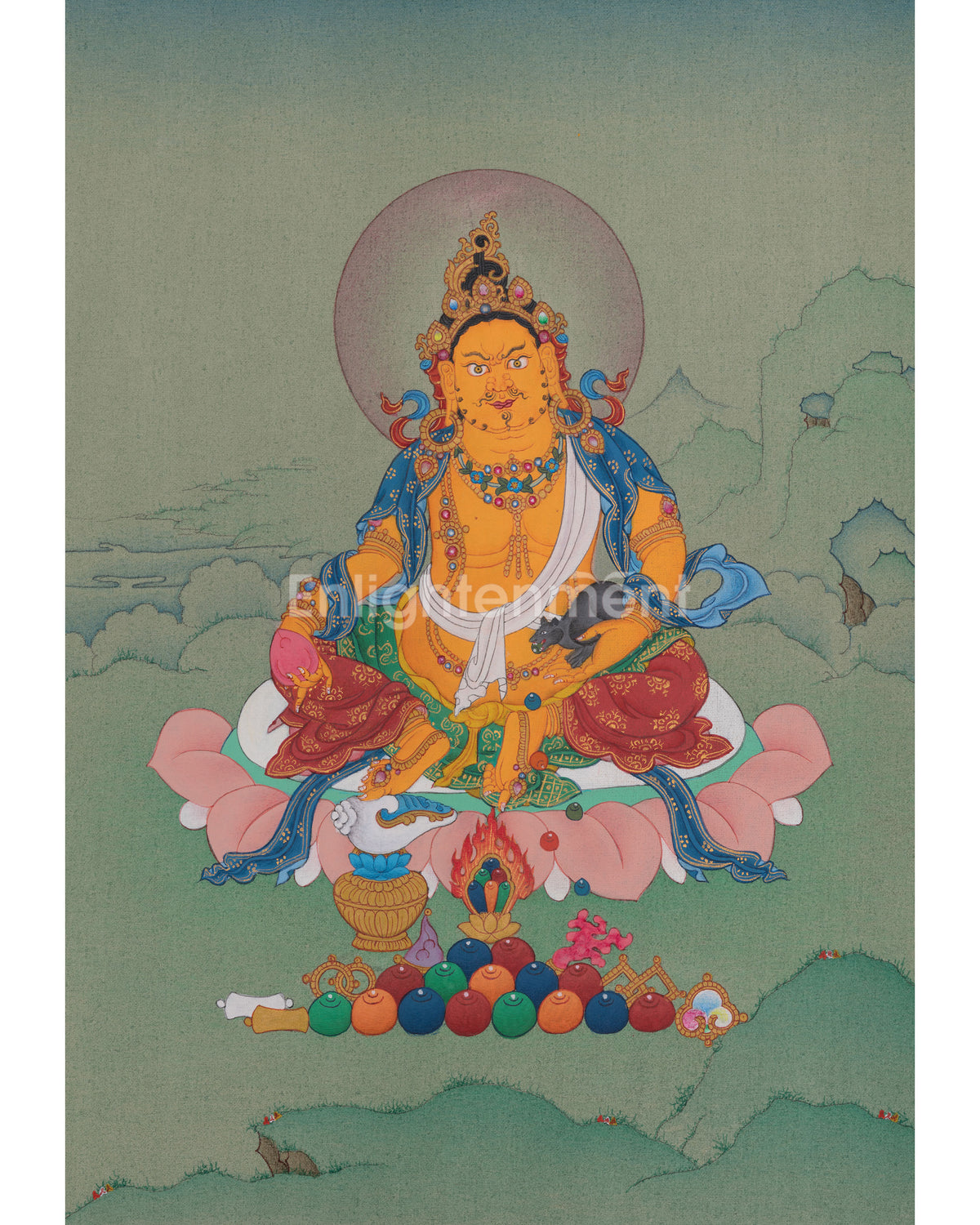Dzambhala Buddhist Wealth Deity
