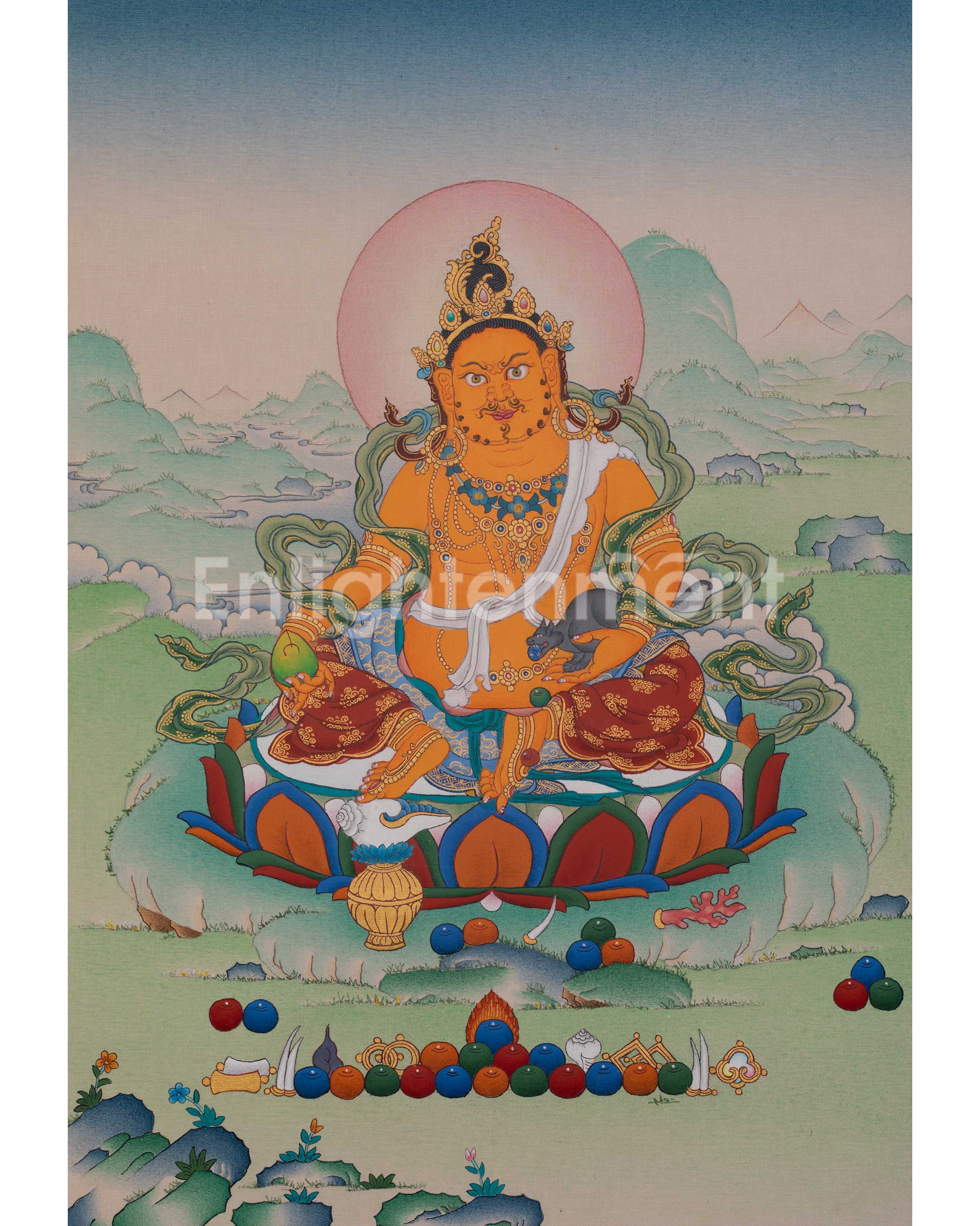 Dzambhala Prosperity Art