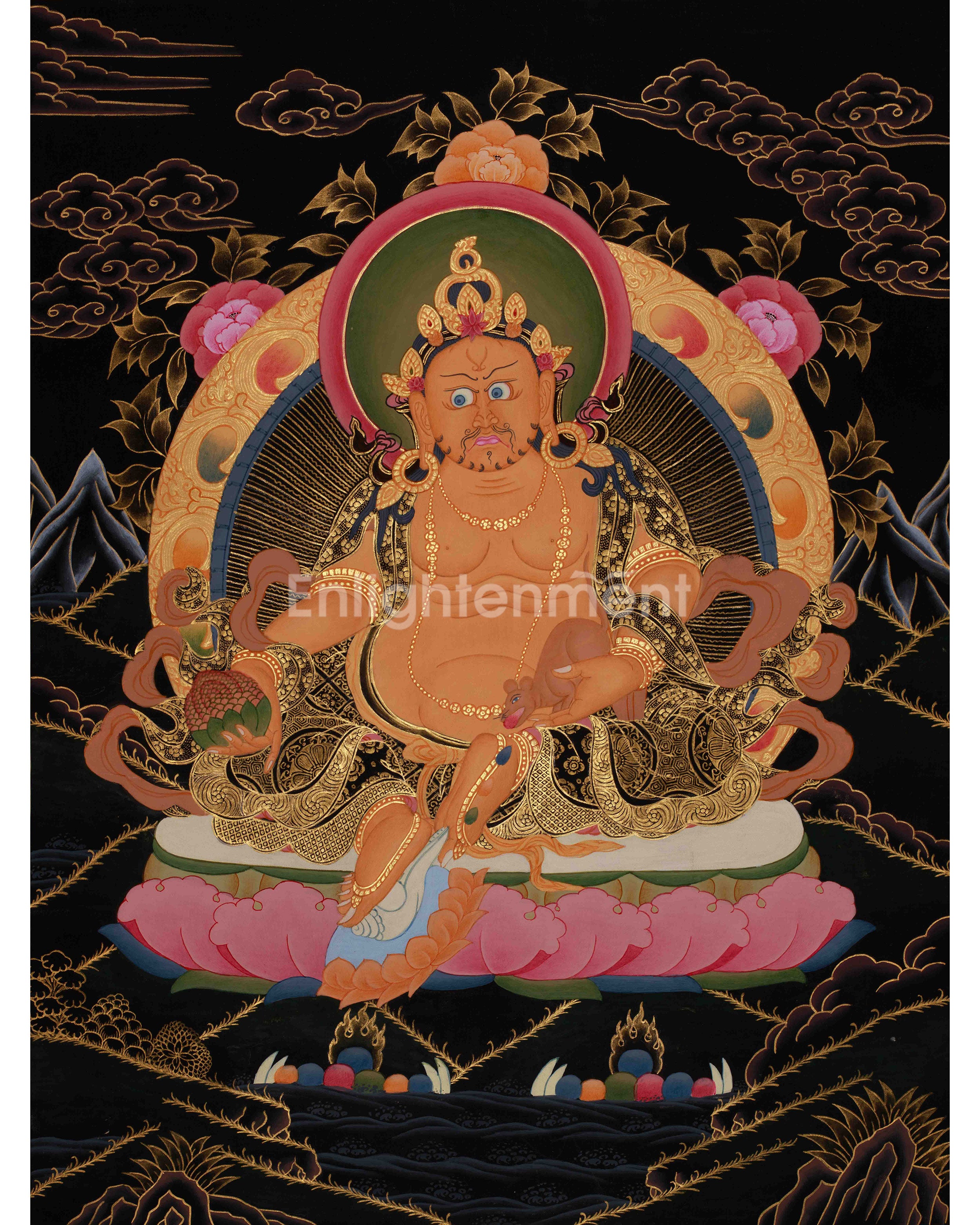 Dzambhala Prosperity Thangka
