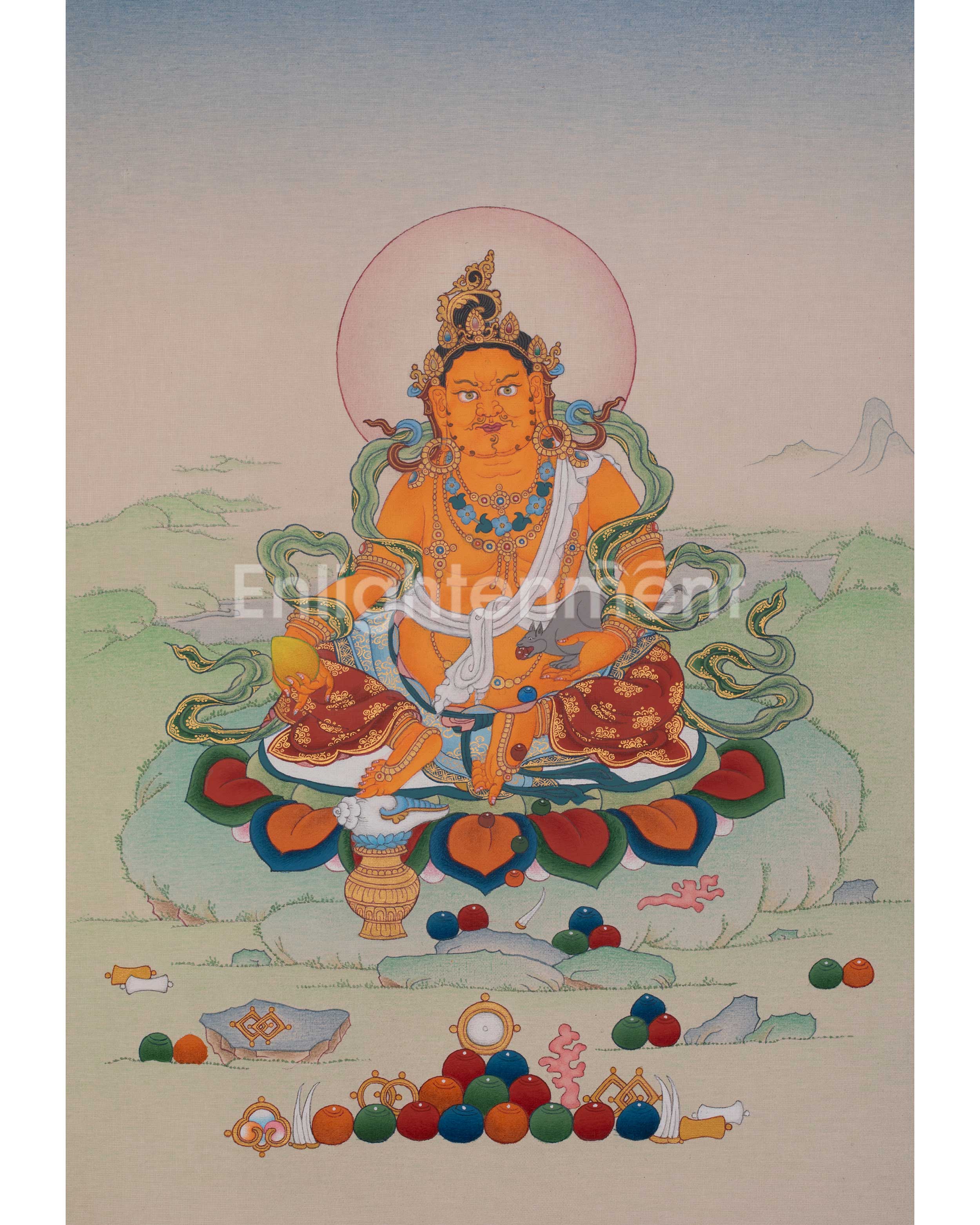 Dzambhala Spiritual Artwork