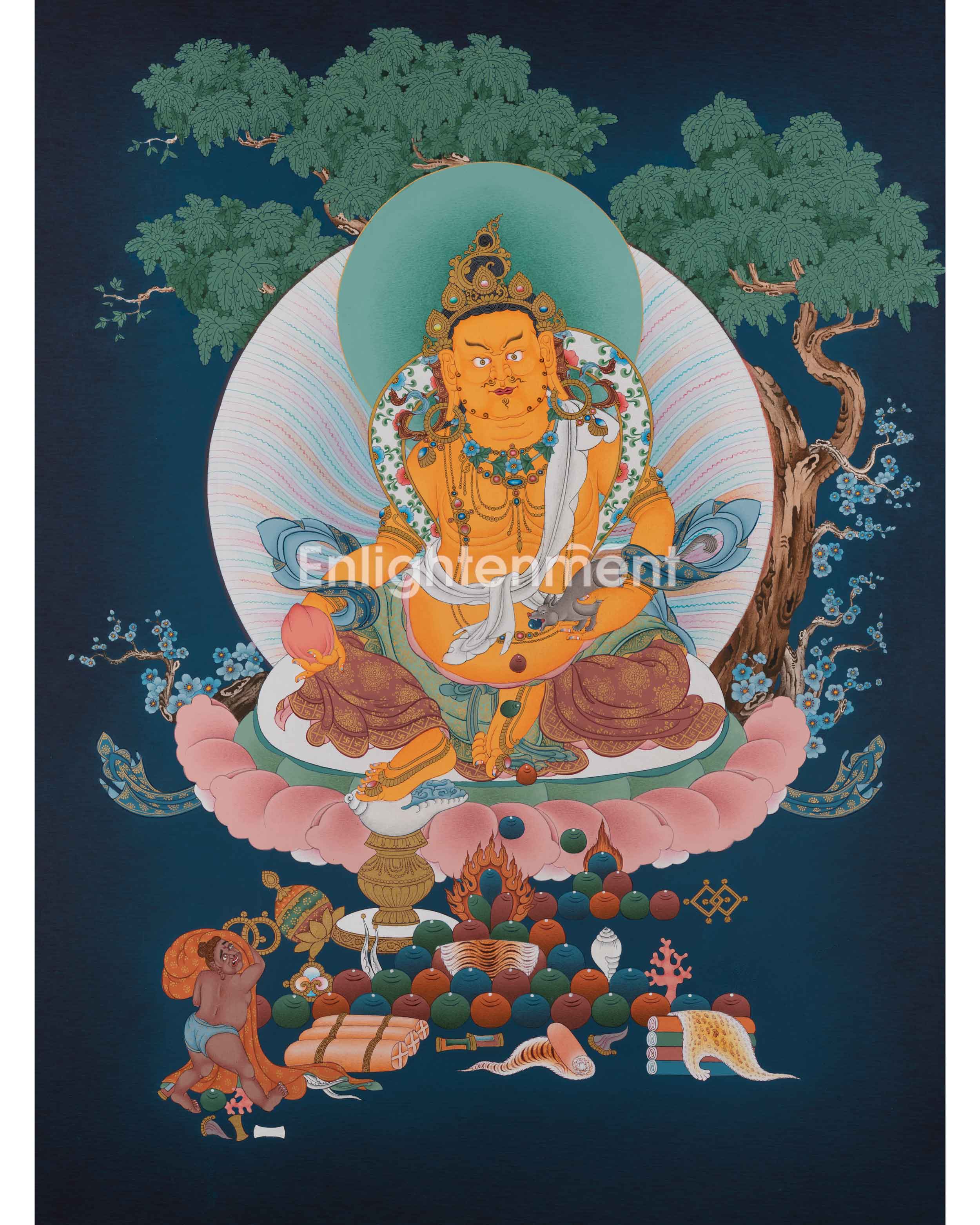 Dzambhala Thangka