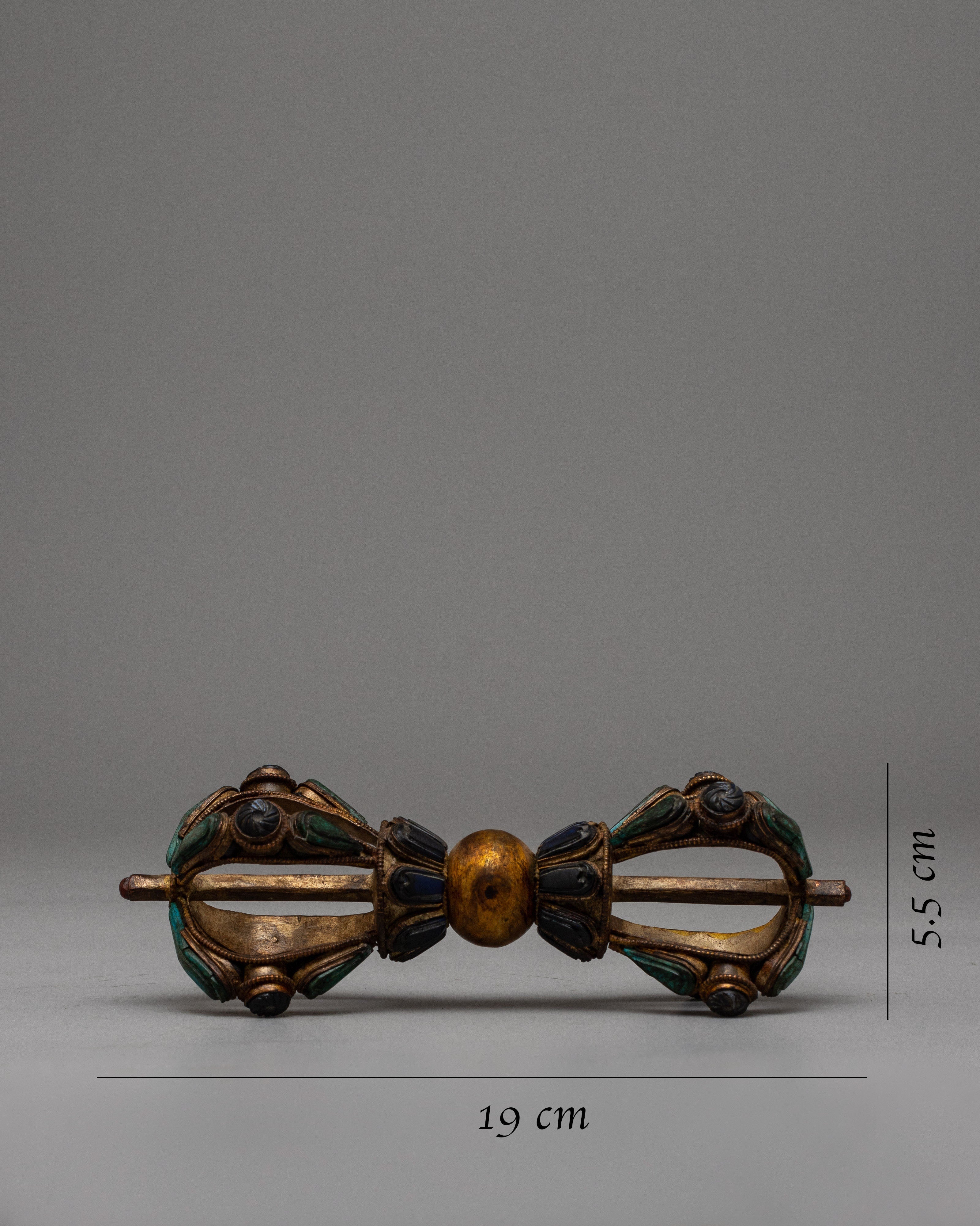 Copper Tibet Vajra | Thunderbolt from Nepal