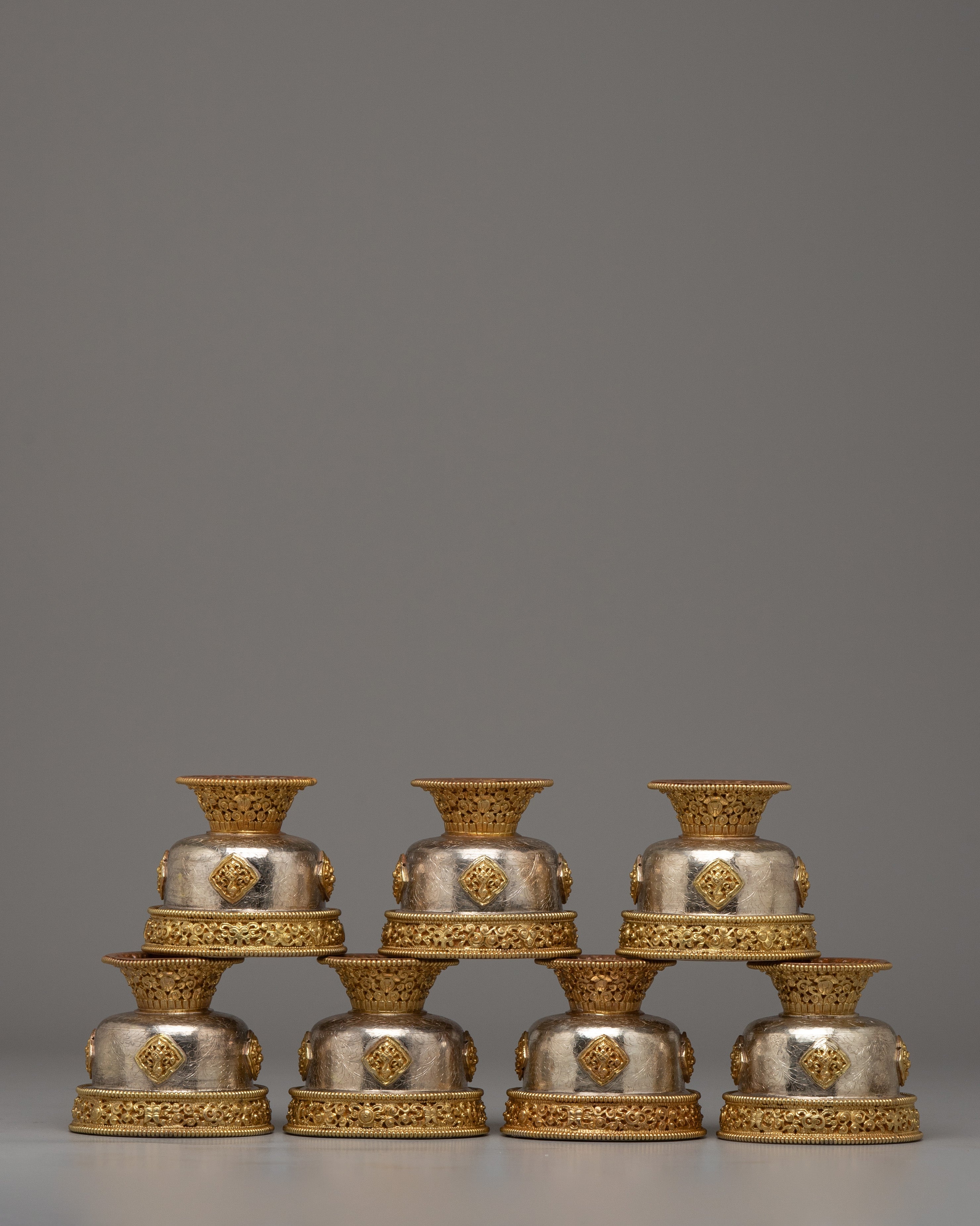 Buddhist Water Bowls Set | Ritual Bowls for Creating Peaceful and Sacred Spaces