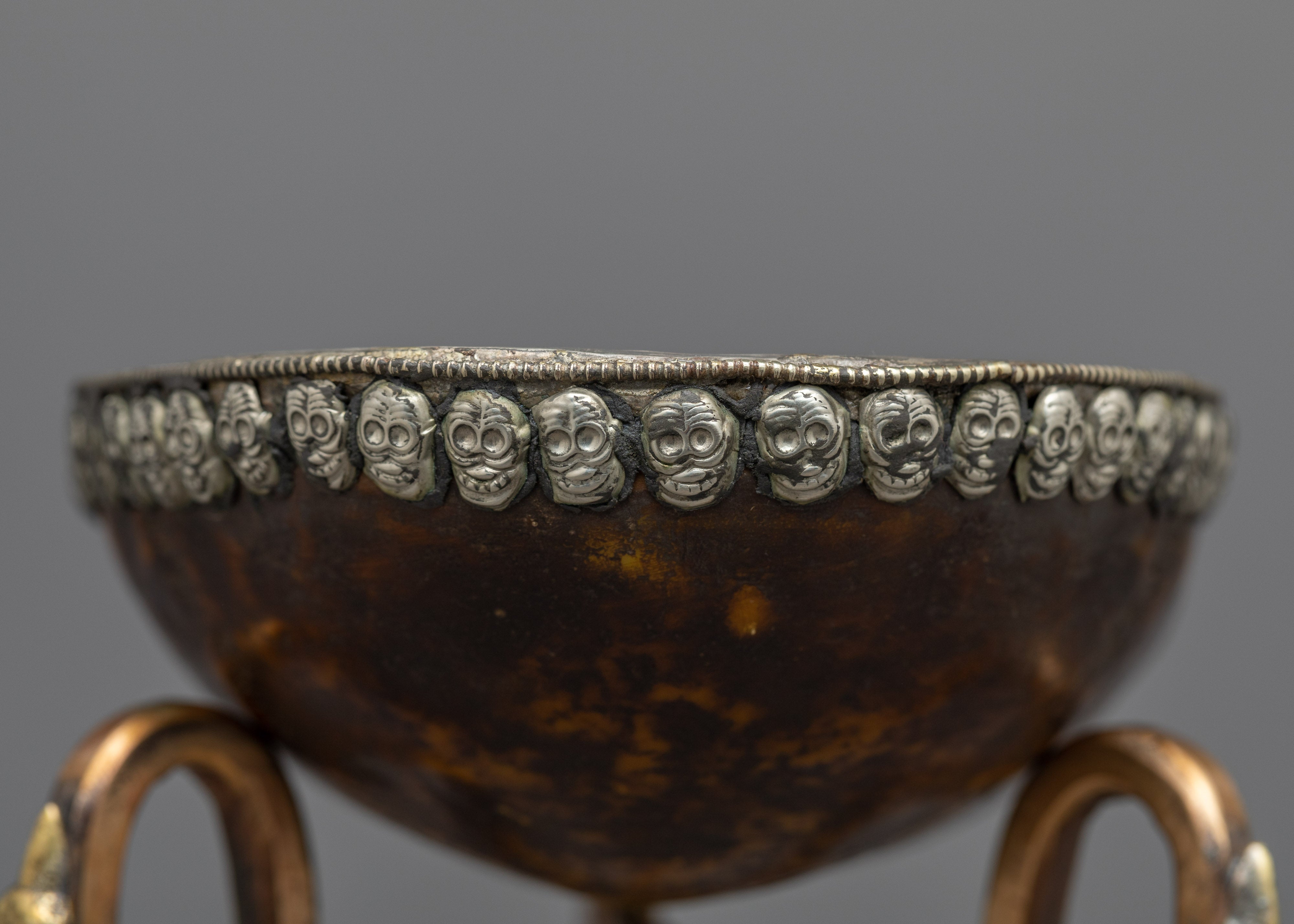 Kapala Copper Stand | Tantric Offering Bowls