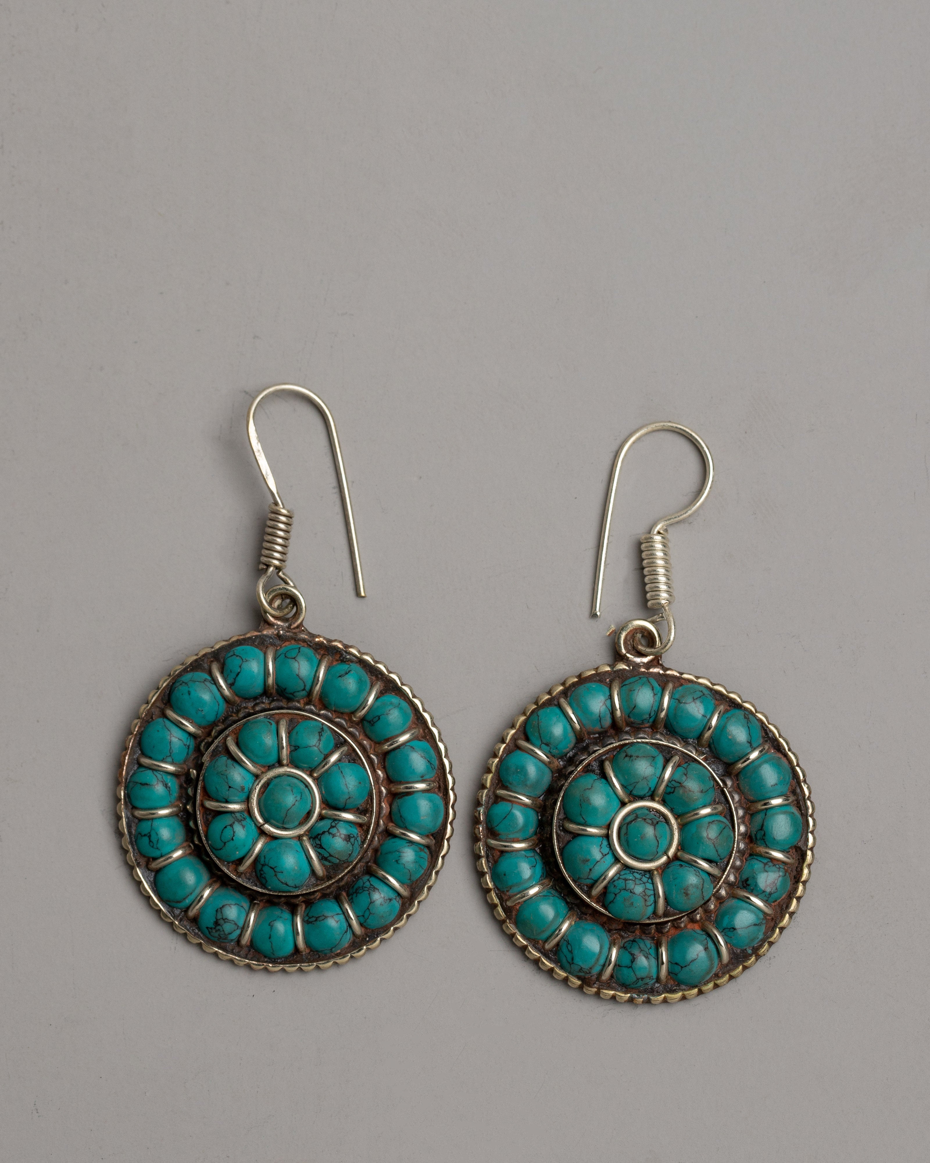 turquoise blue earrings