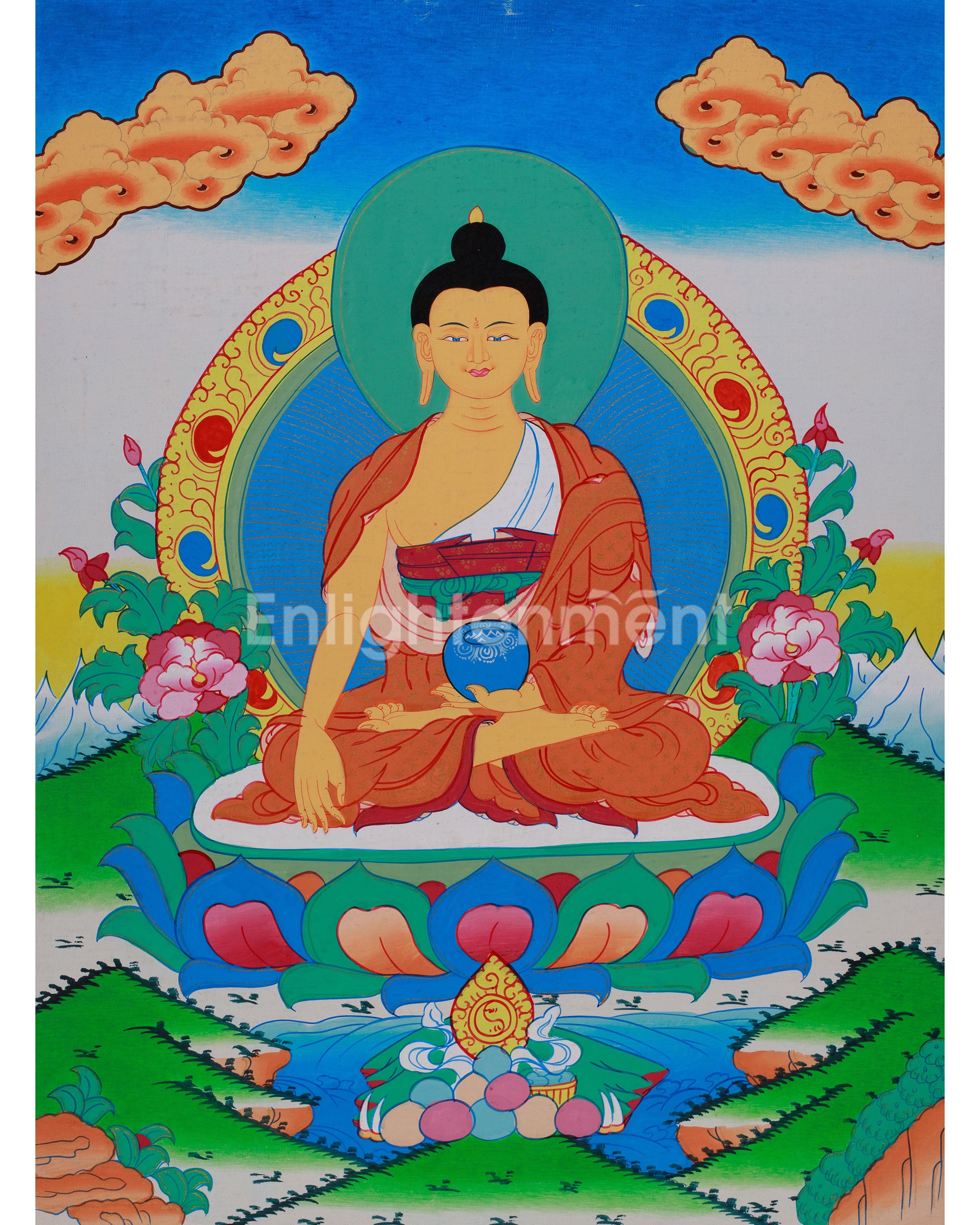 Enlighted Buddha Thangka