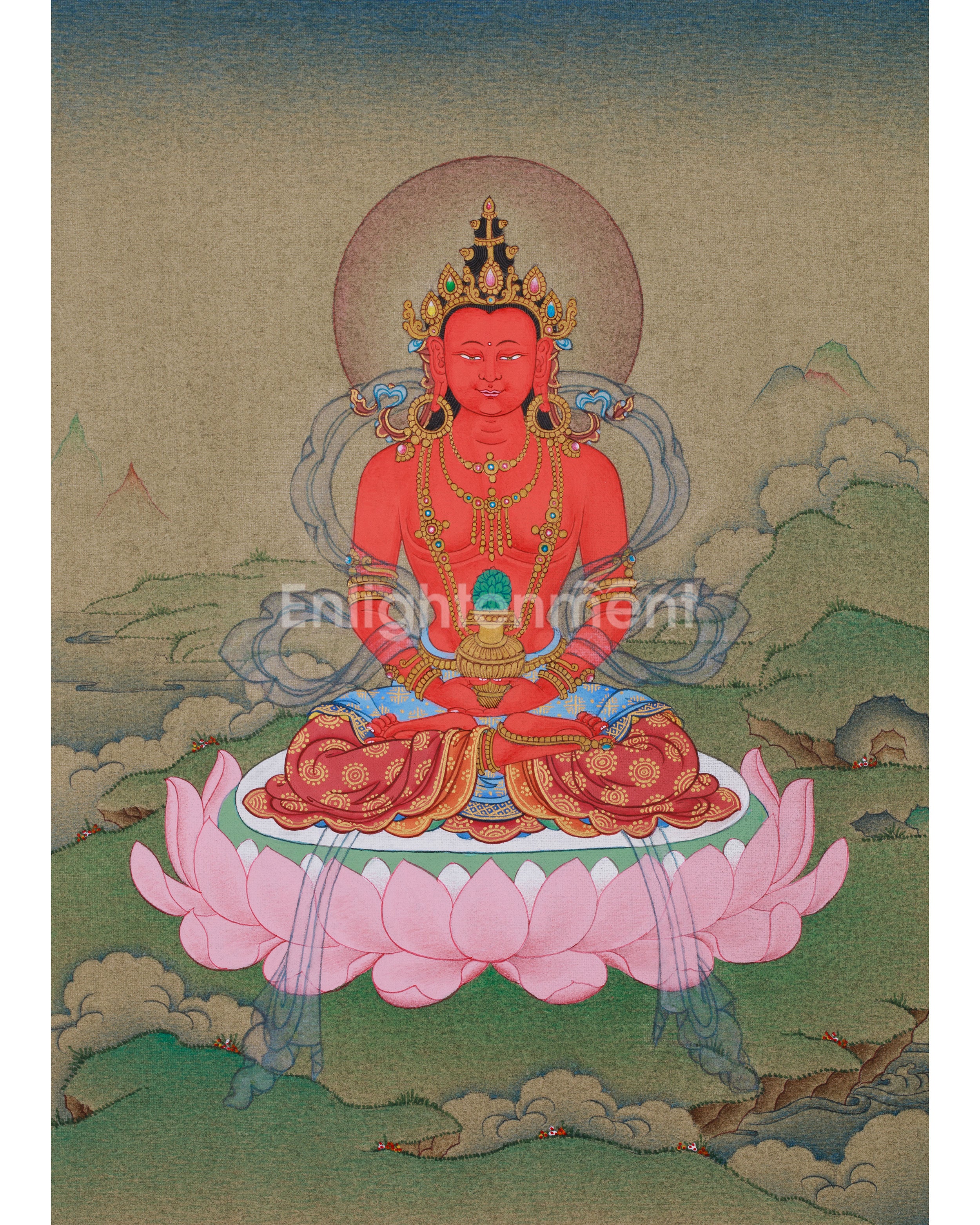 Enlightened Buddha Amitayus
