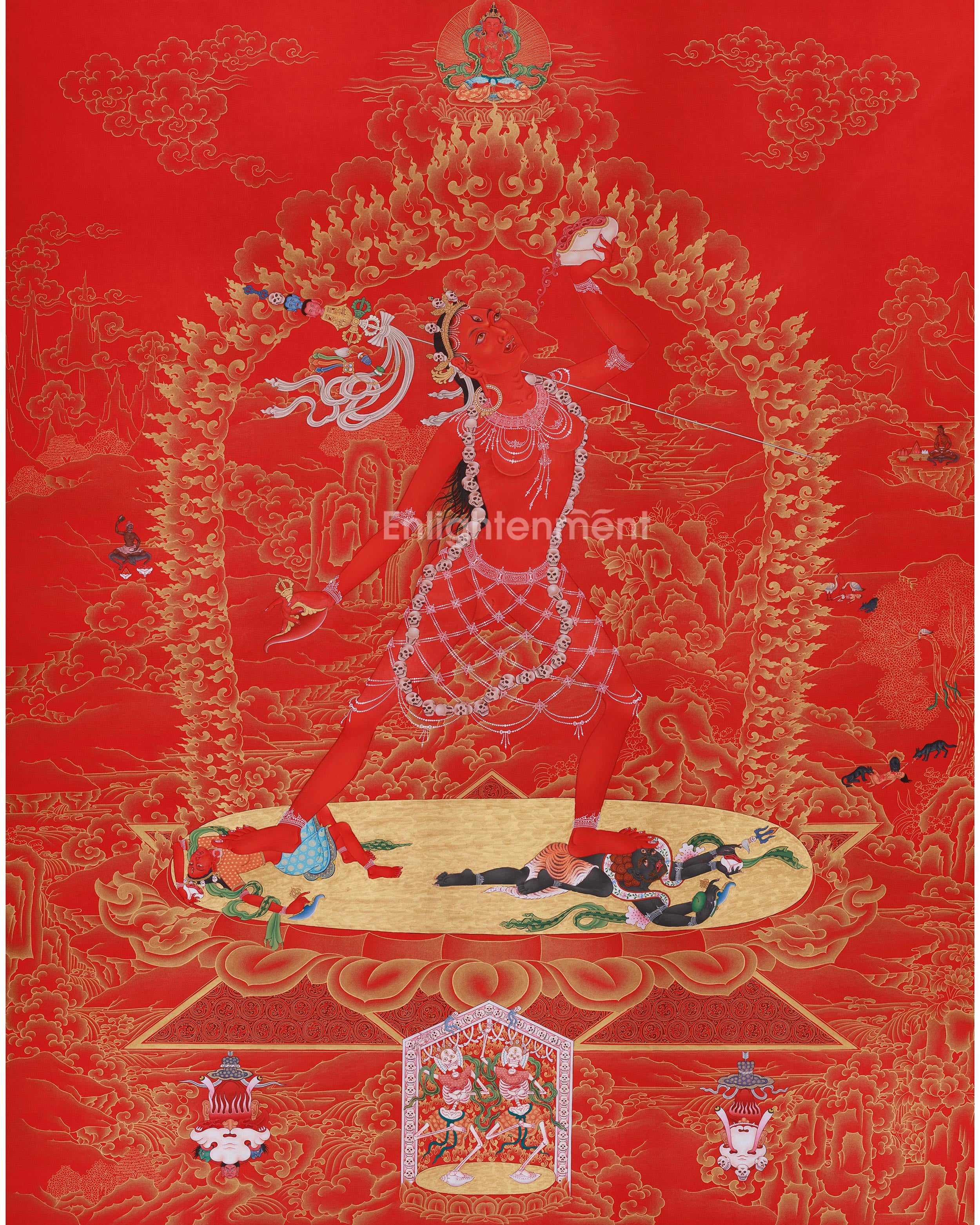 Female Deity Vajrayogini Thangka