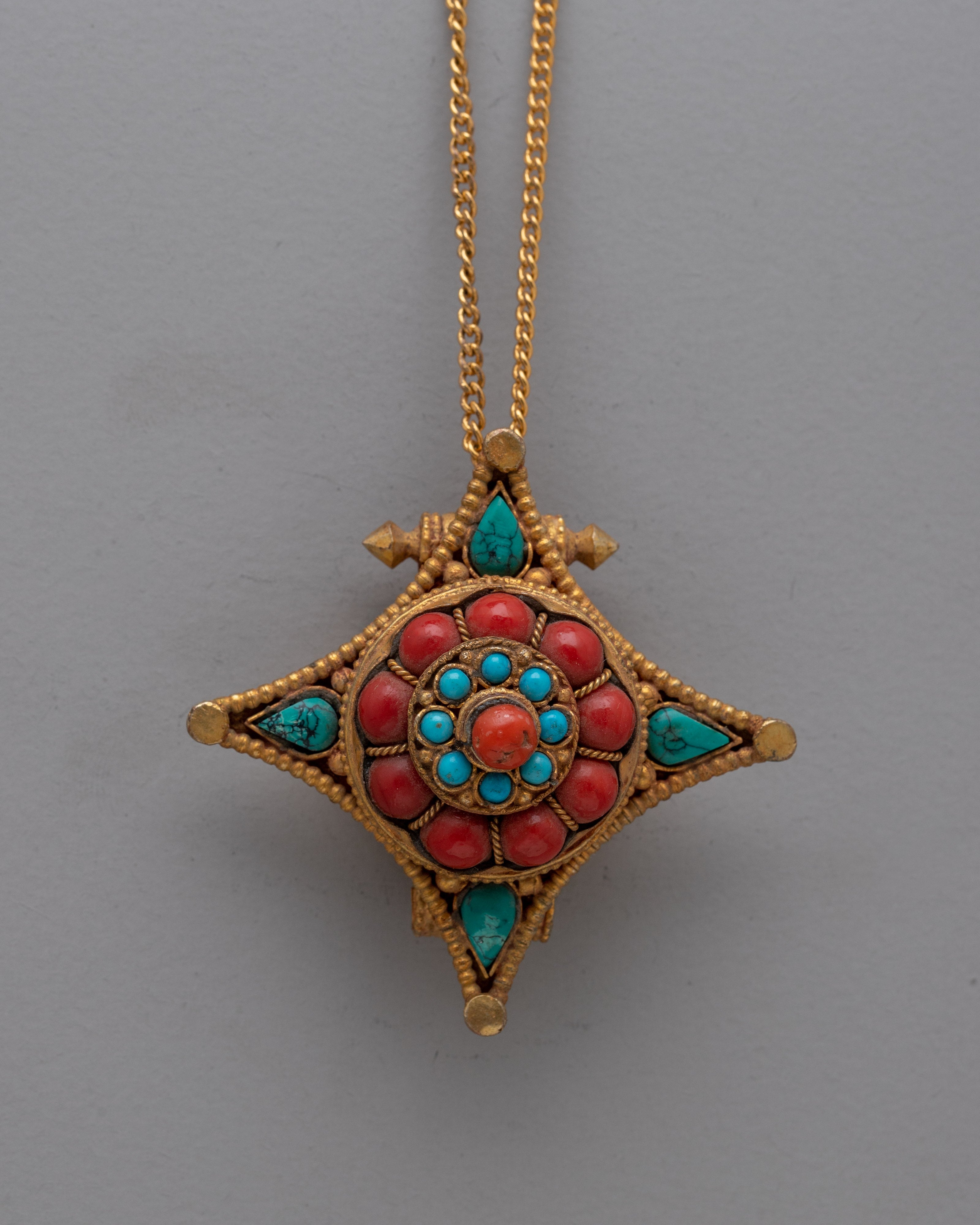 Handcrafted Tibetan Ghau Box Locket